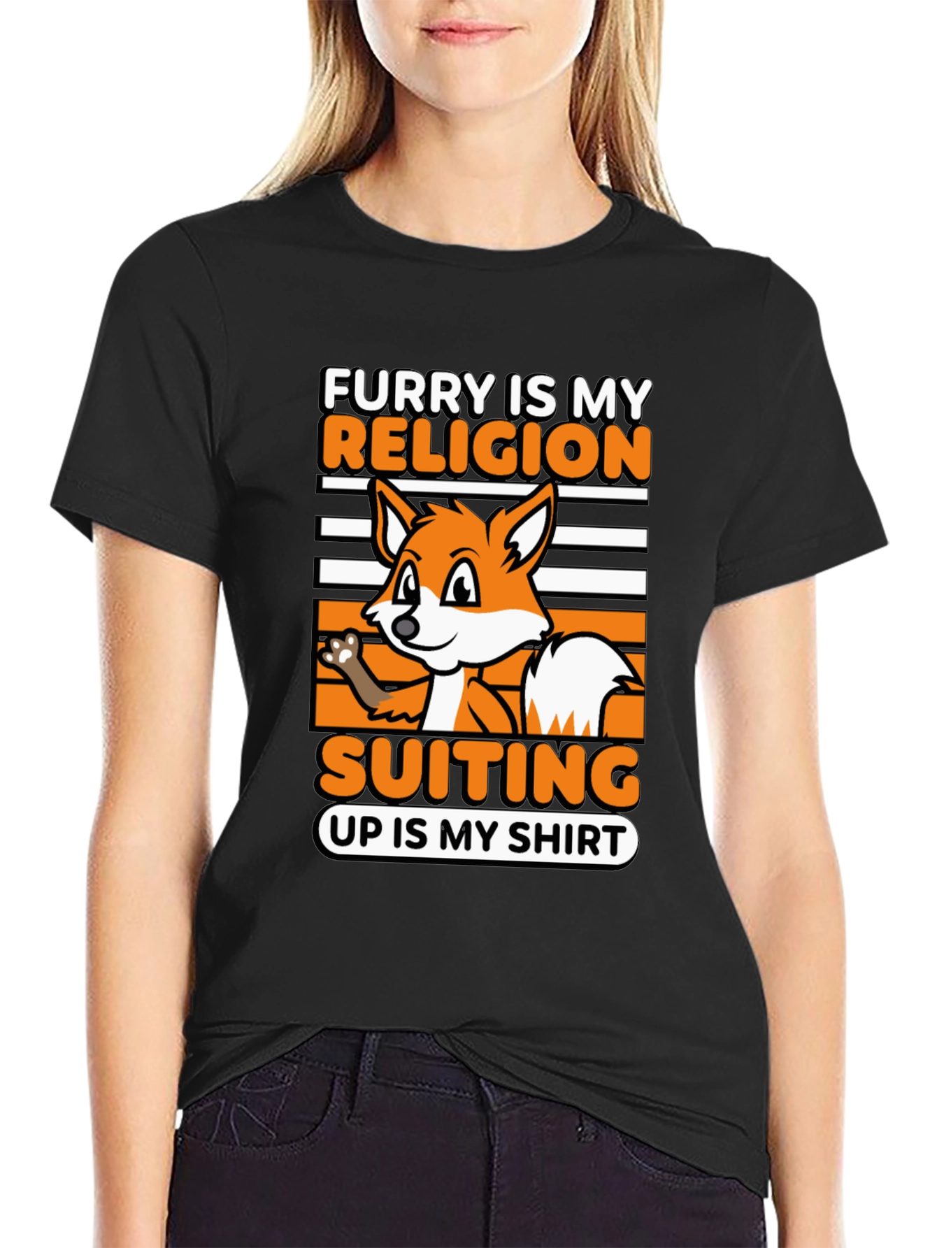 Furry Is My Religion Suiting Up T-Shirt