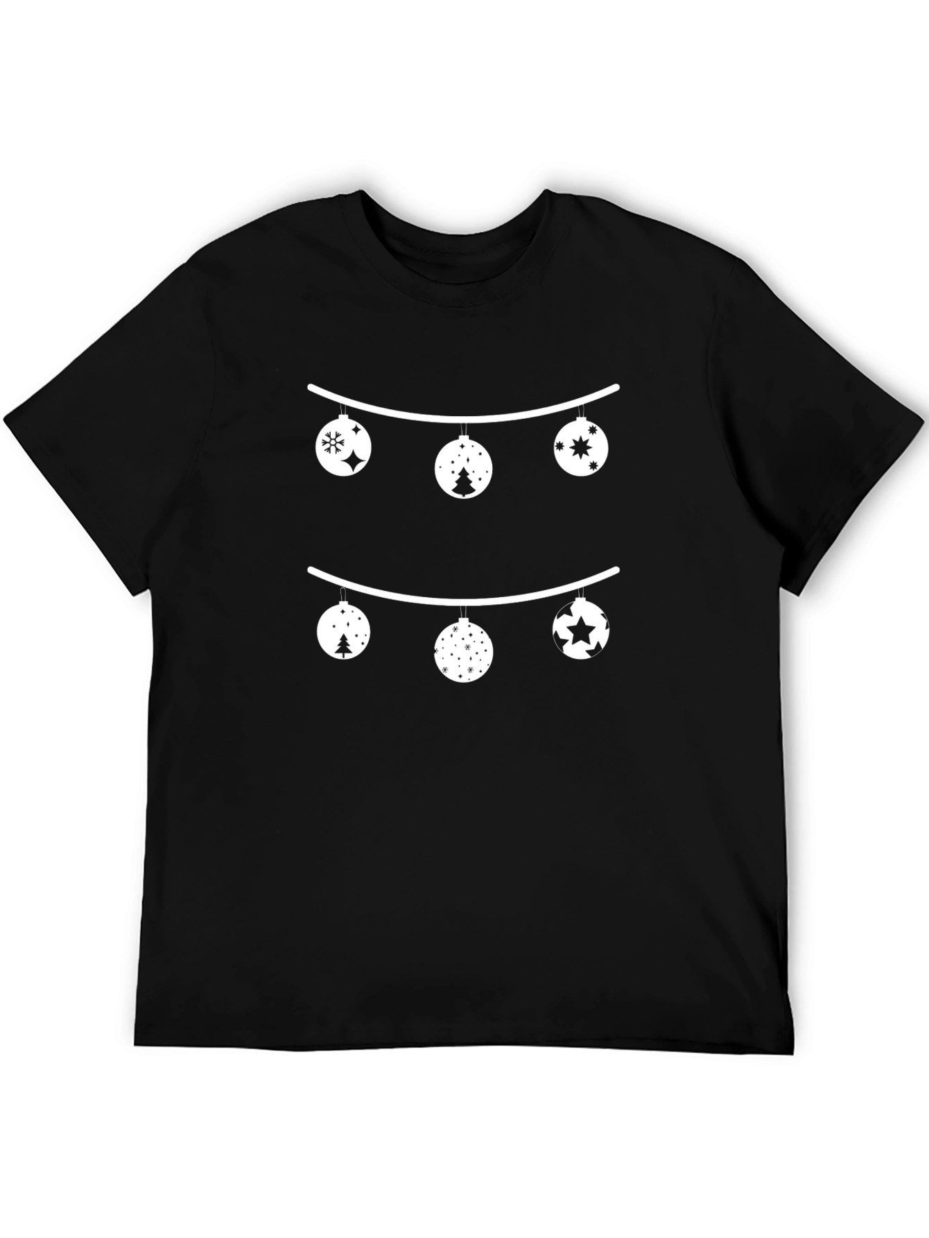 Festive Christmas Ornament String T-Shirt