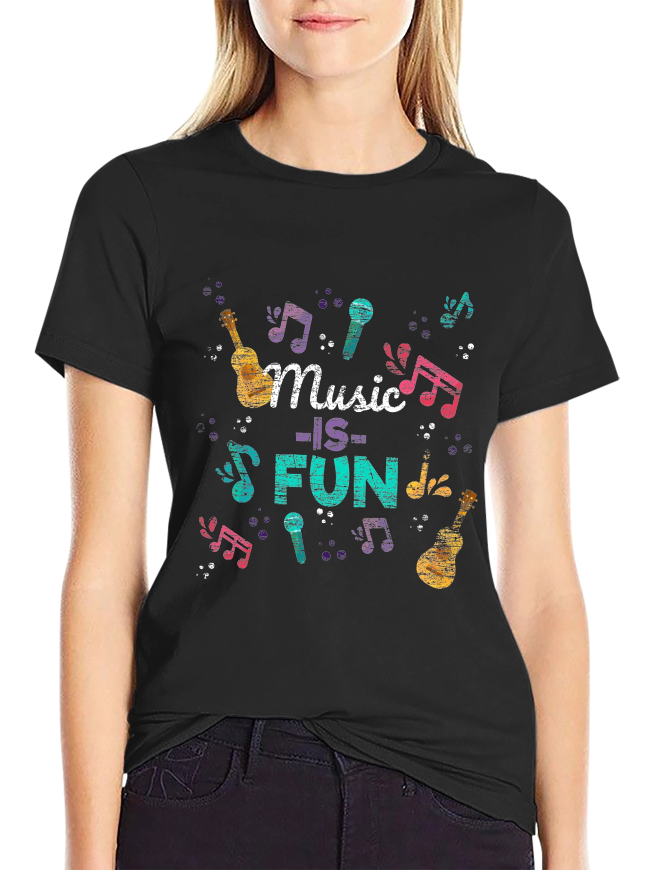 Music Is Fun Graphic T-Shirt