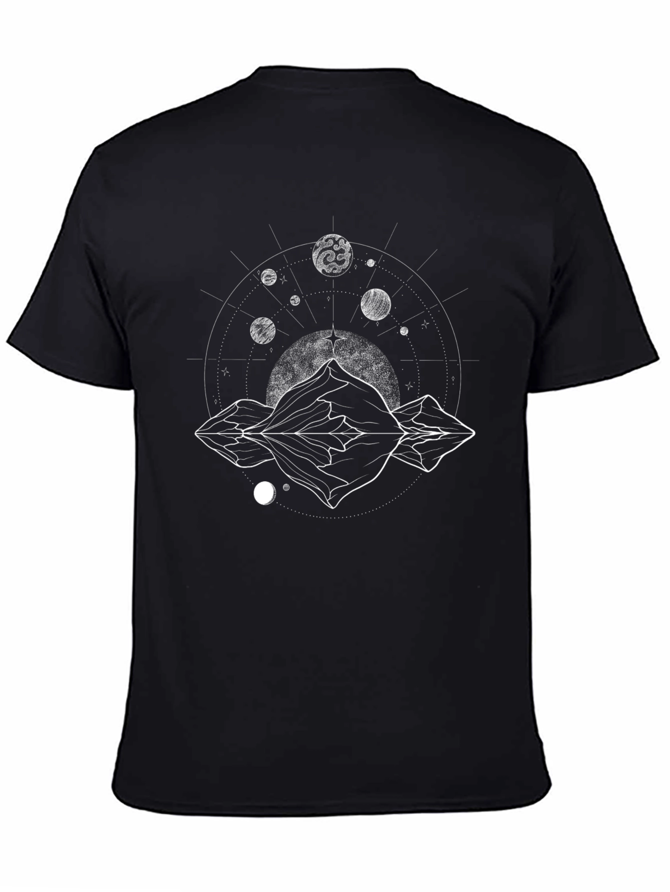 Celestial Mountain Black T-Shirt