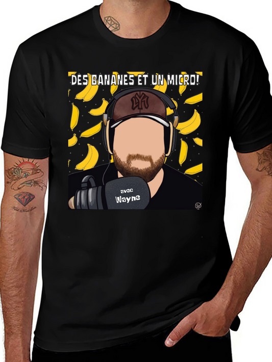 Bananas and a Mic T-Shirt - Podcast Tee