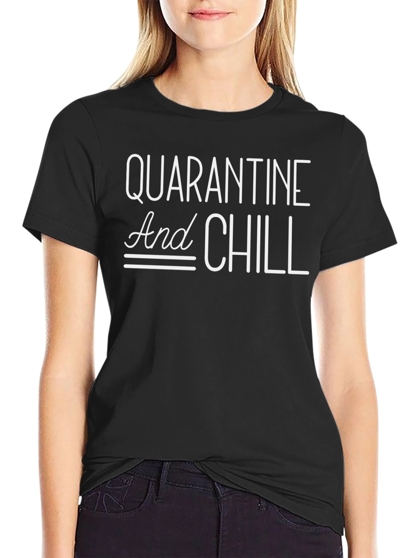Quarantine & Chill Graphic Tee - Relaxed Fit
