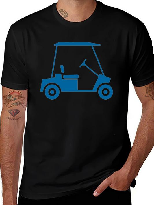 Golf Cart Graphic Tee - Stylish & Comfortable