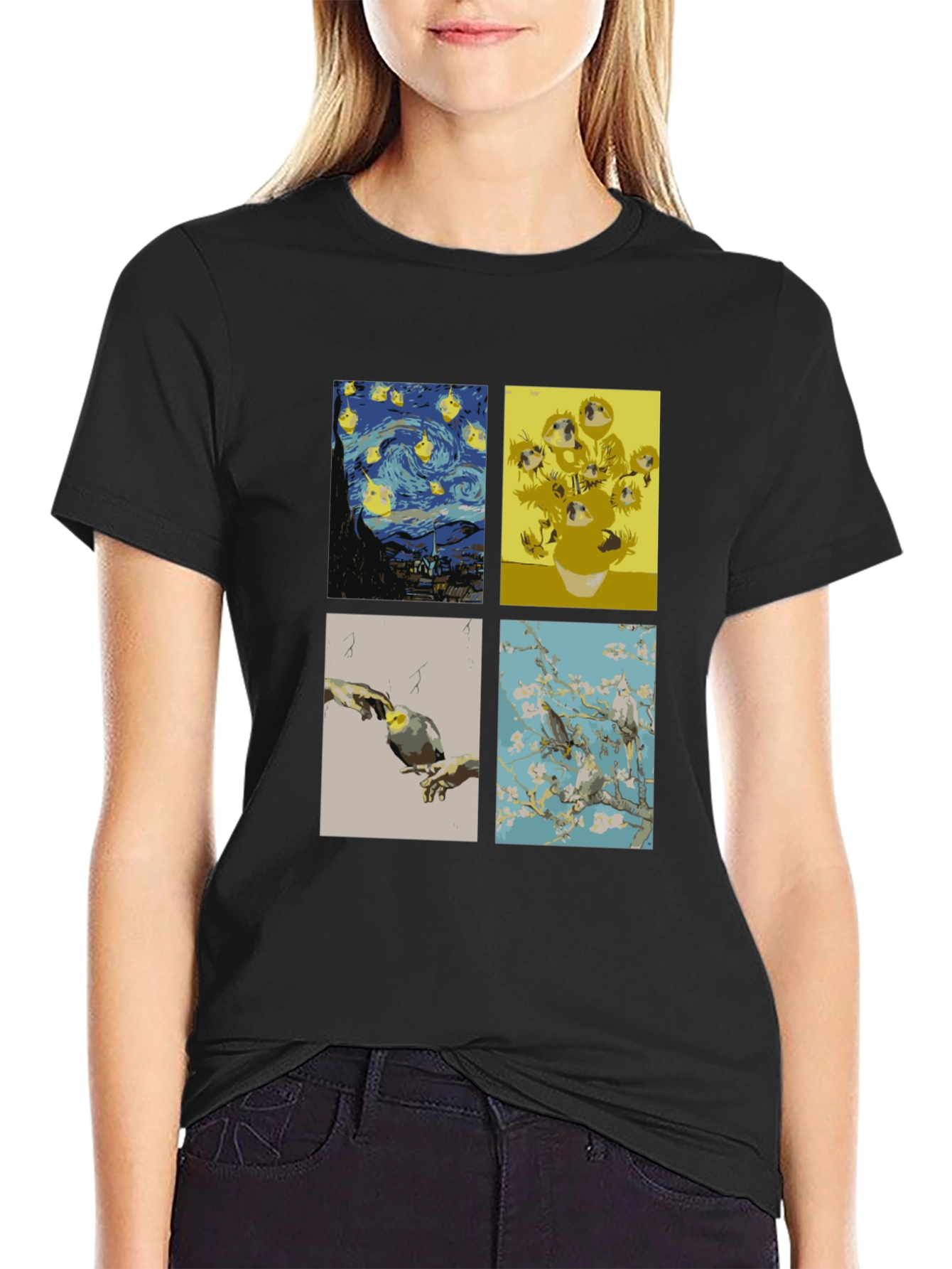 Artistic Pet Lover T-Shirt - Unique Graphic Tee