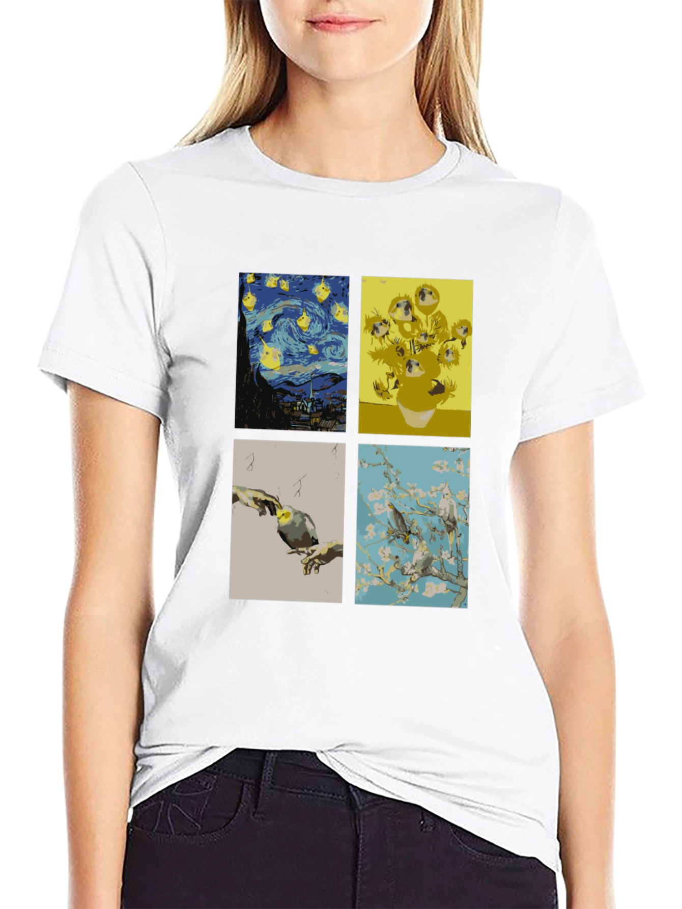 Artistic Pet Lover T-Shirt - Unique Graphic Tee
