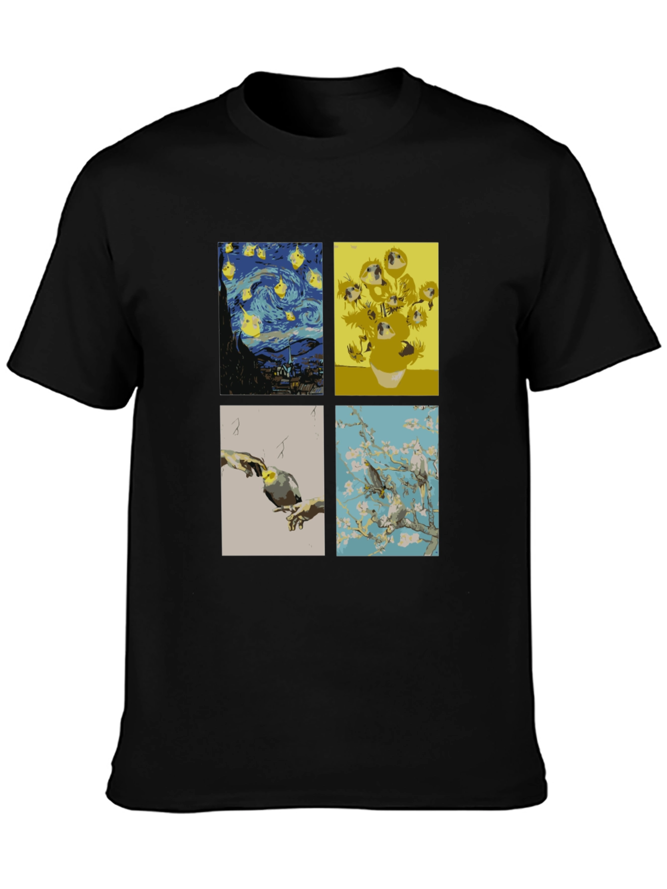 Artistic Pet Lover T-Shirt - Unique Graphic Tee