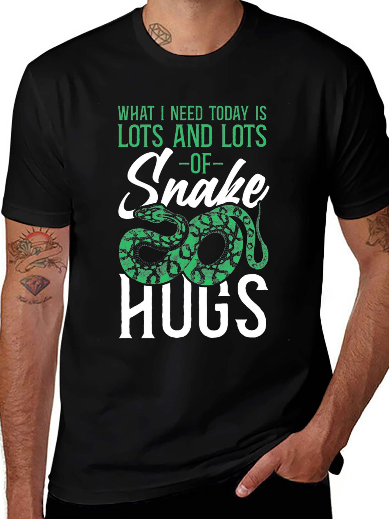 Snake Hugs T-Shirt - Lots and Lots Graphic Tee