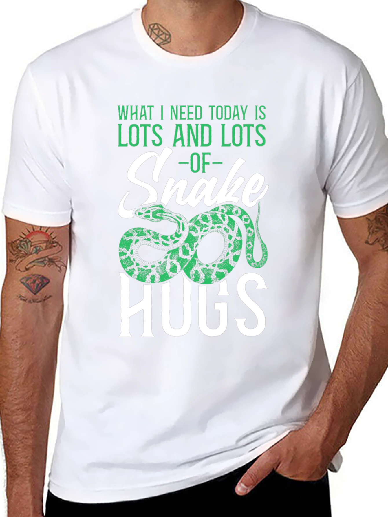Snake Hugs T-Shirt - Lots and Lots Graphic Tee