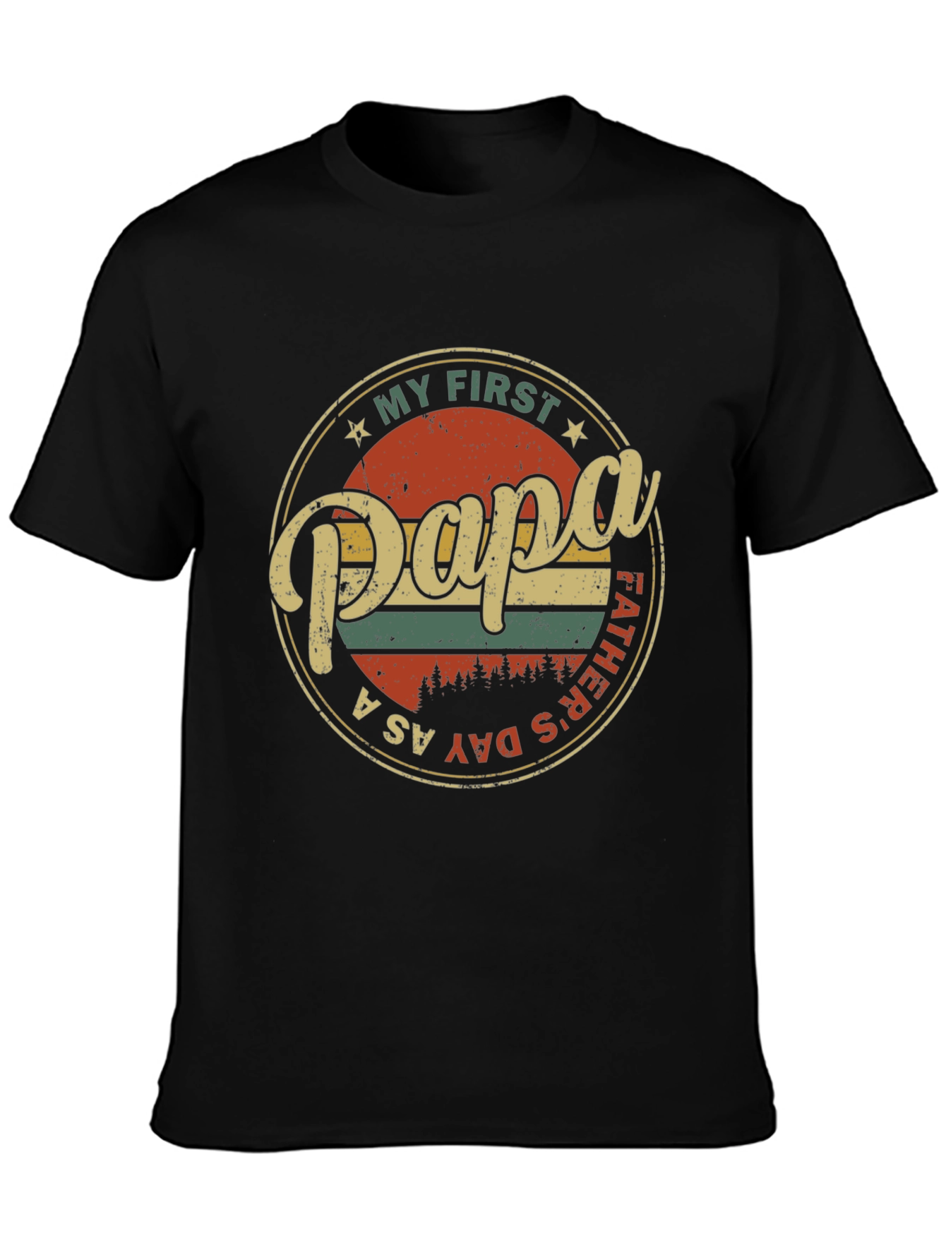 My First Papa T-Shirt - Fathers Day Tee