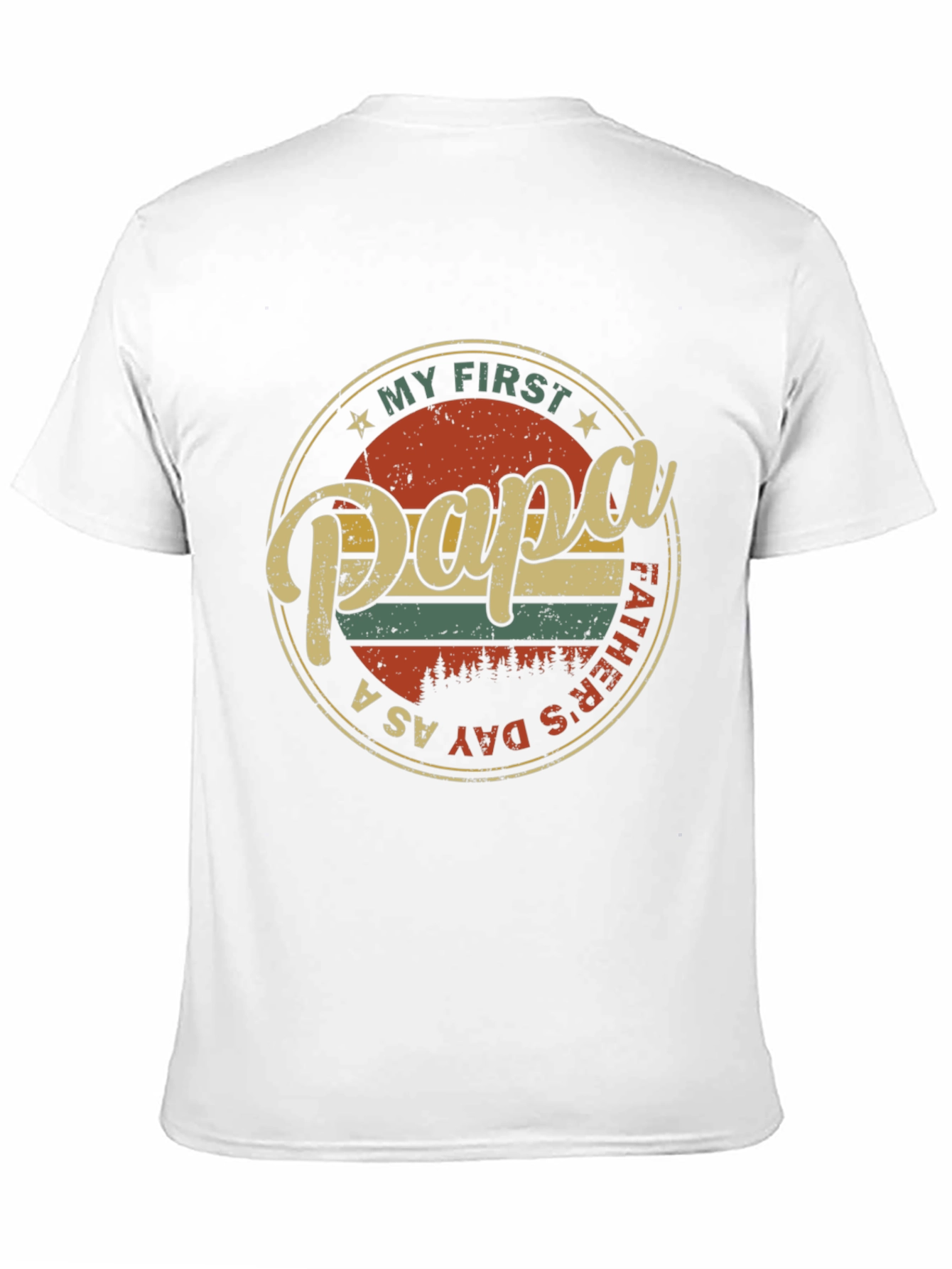 My First Papa T-Shirt - Fathers Day Tee