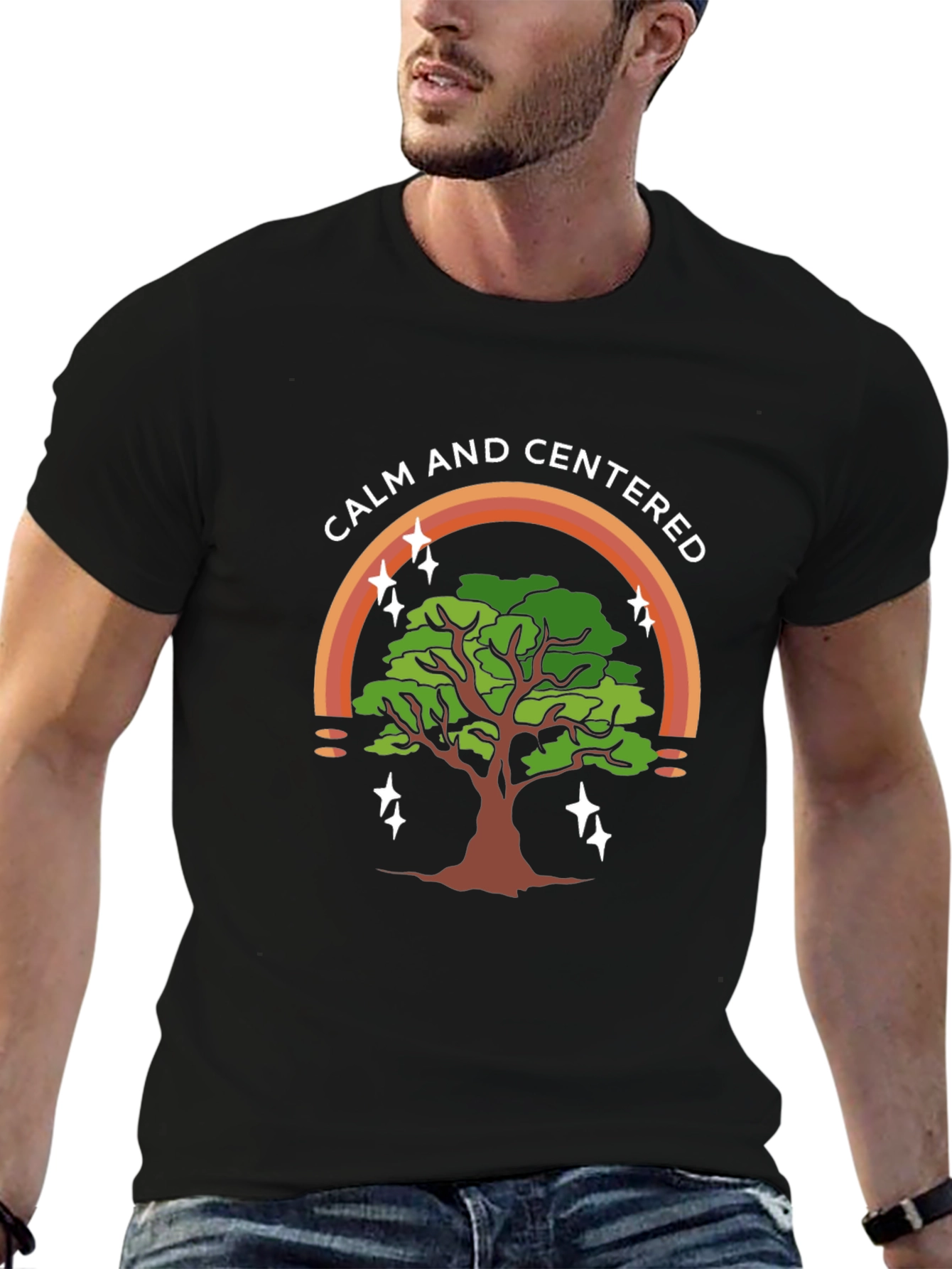 Calm & Centered Tree Graphic Tee