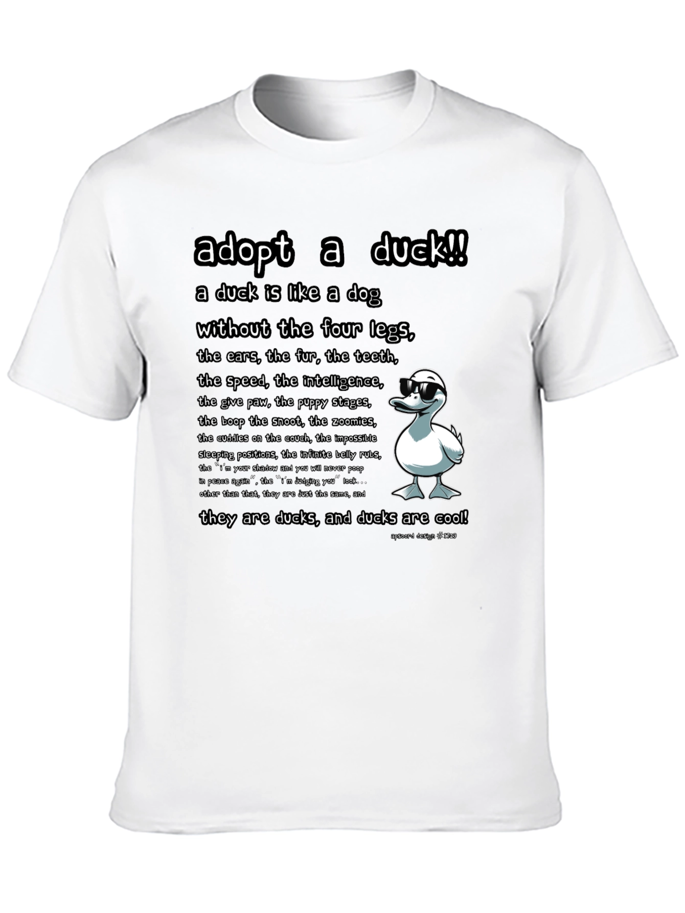 Adopt a Duck Graphic T-Shirt