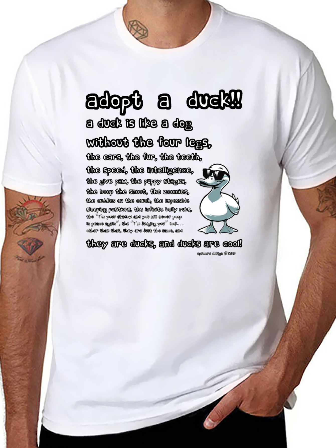 Adopt a Duck Graphic T-Shirt