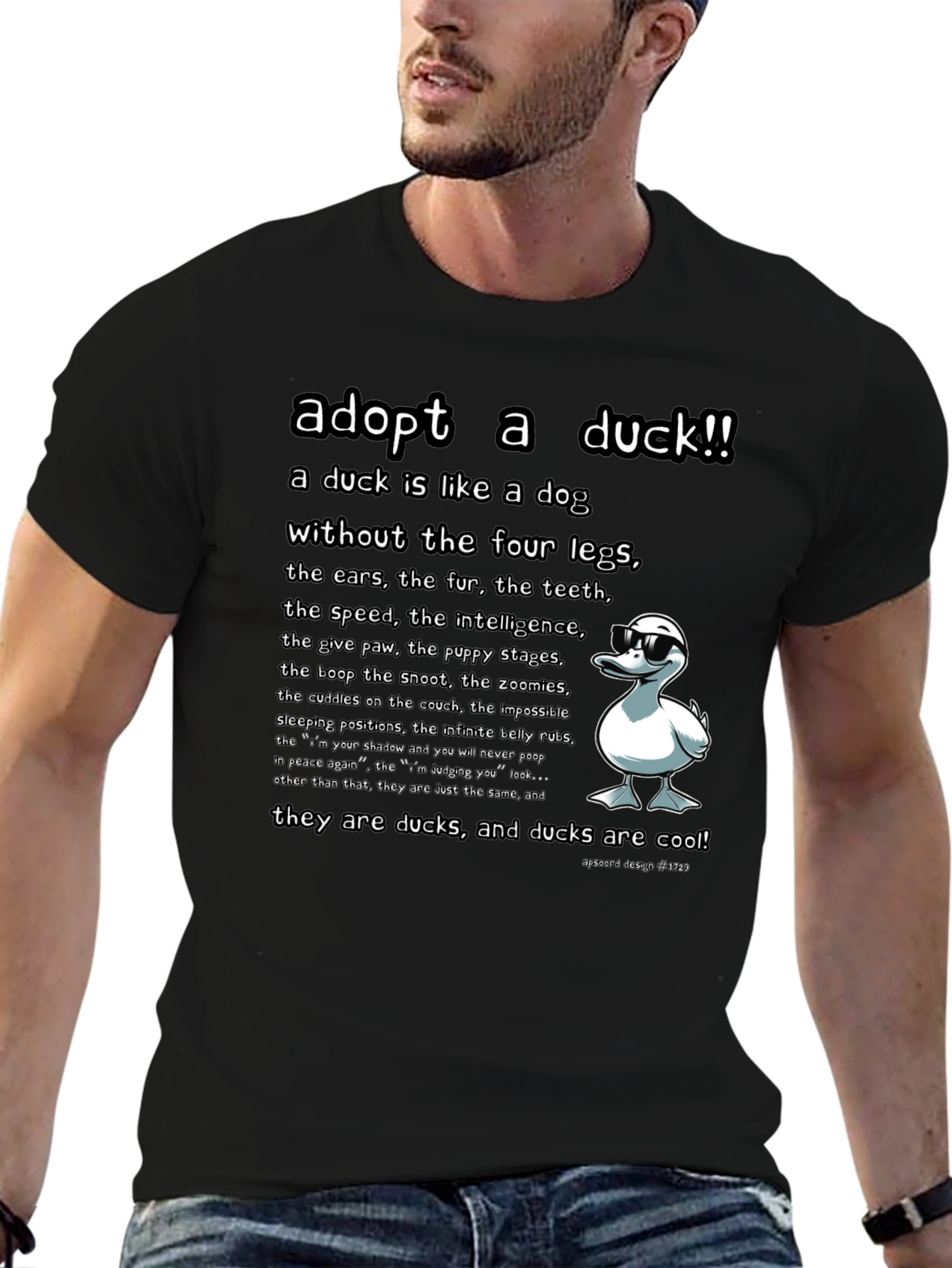 Adopt a Duck Graphic T-Shirt