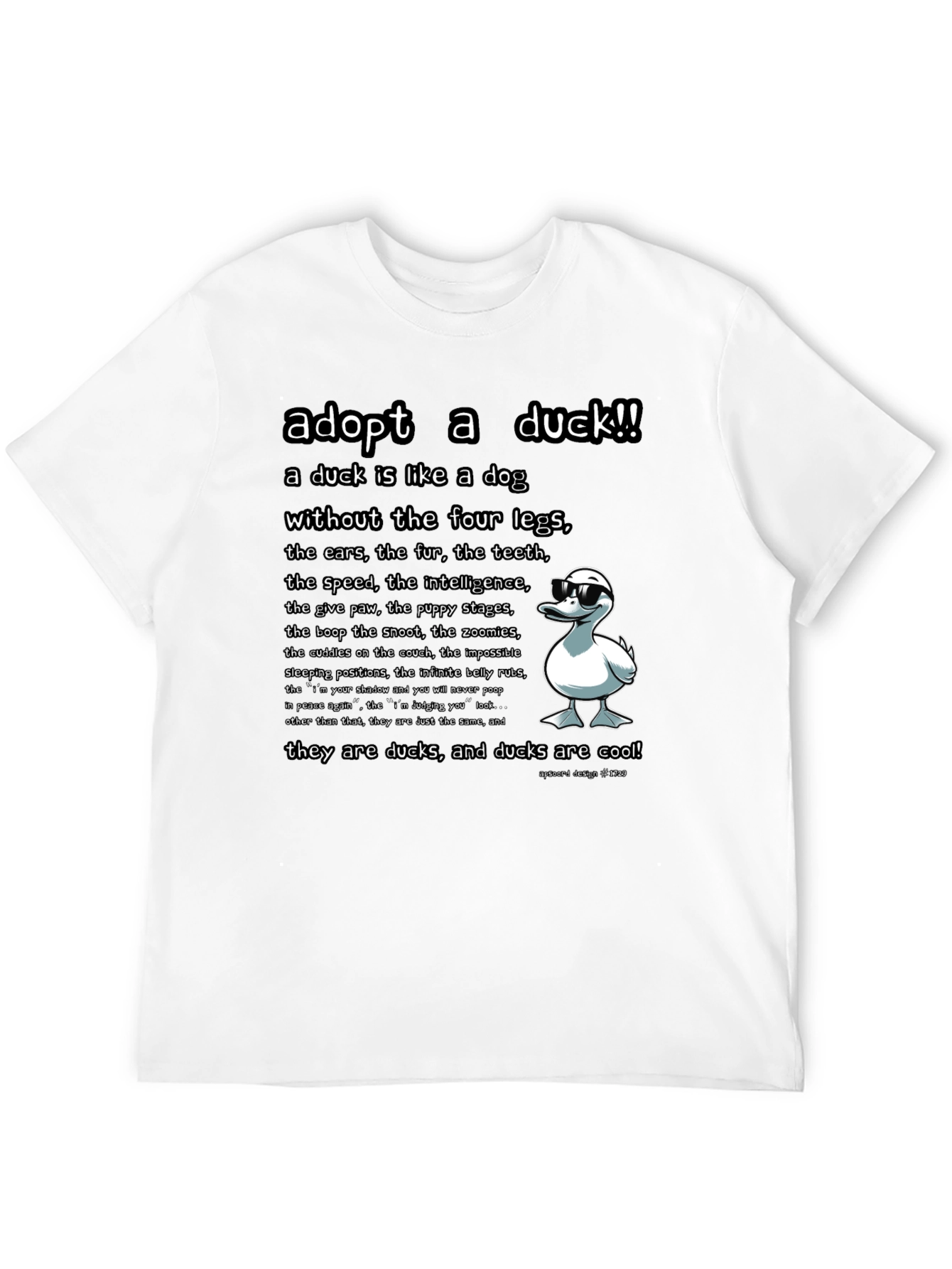 Adopt a Duck Graphic T-Shirt