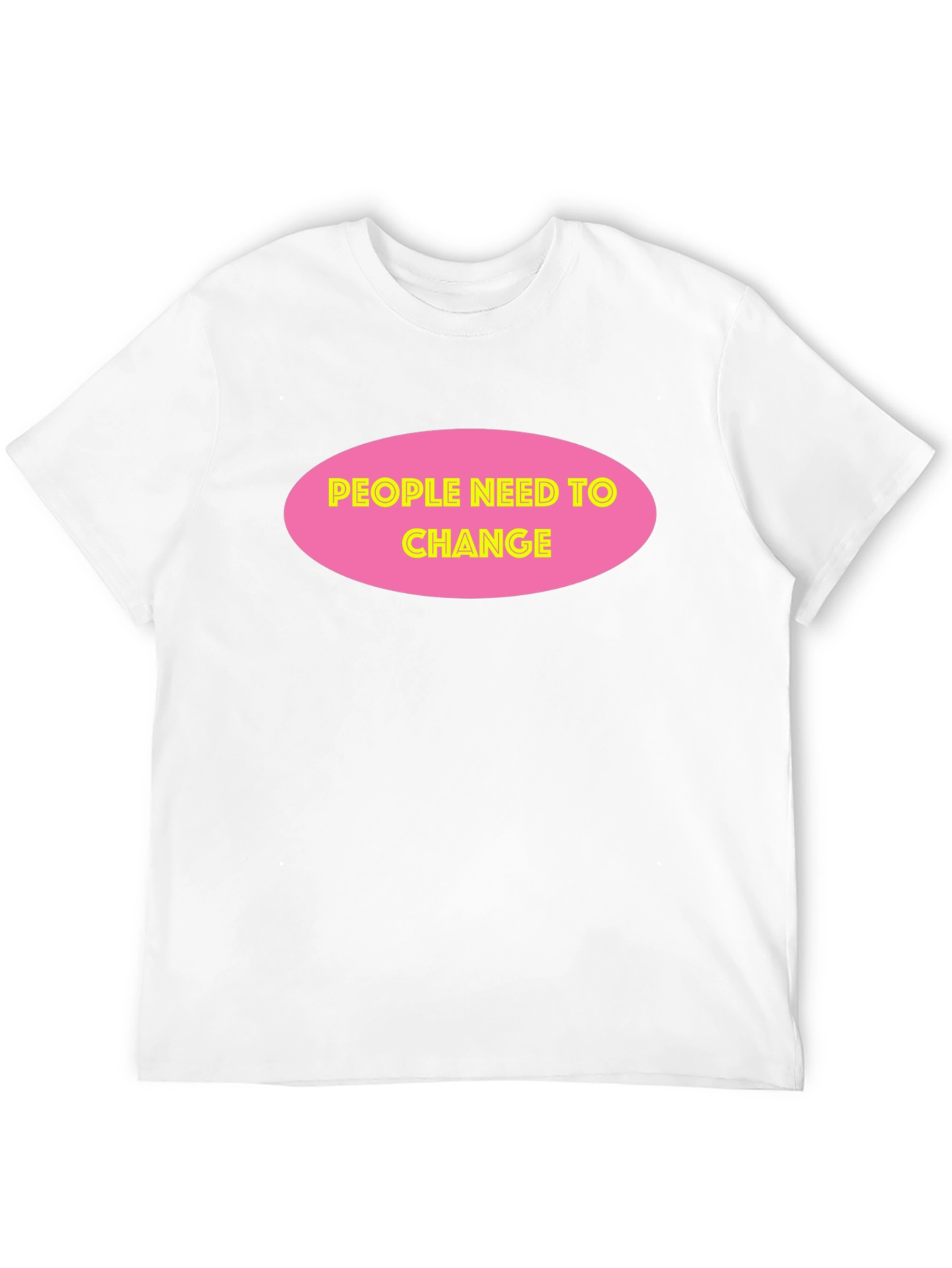 People Need To Change Black Graphic Tee