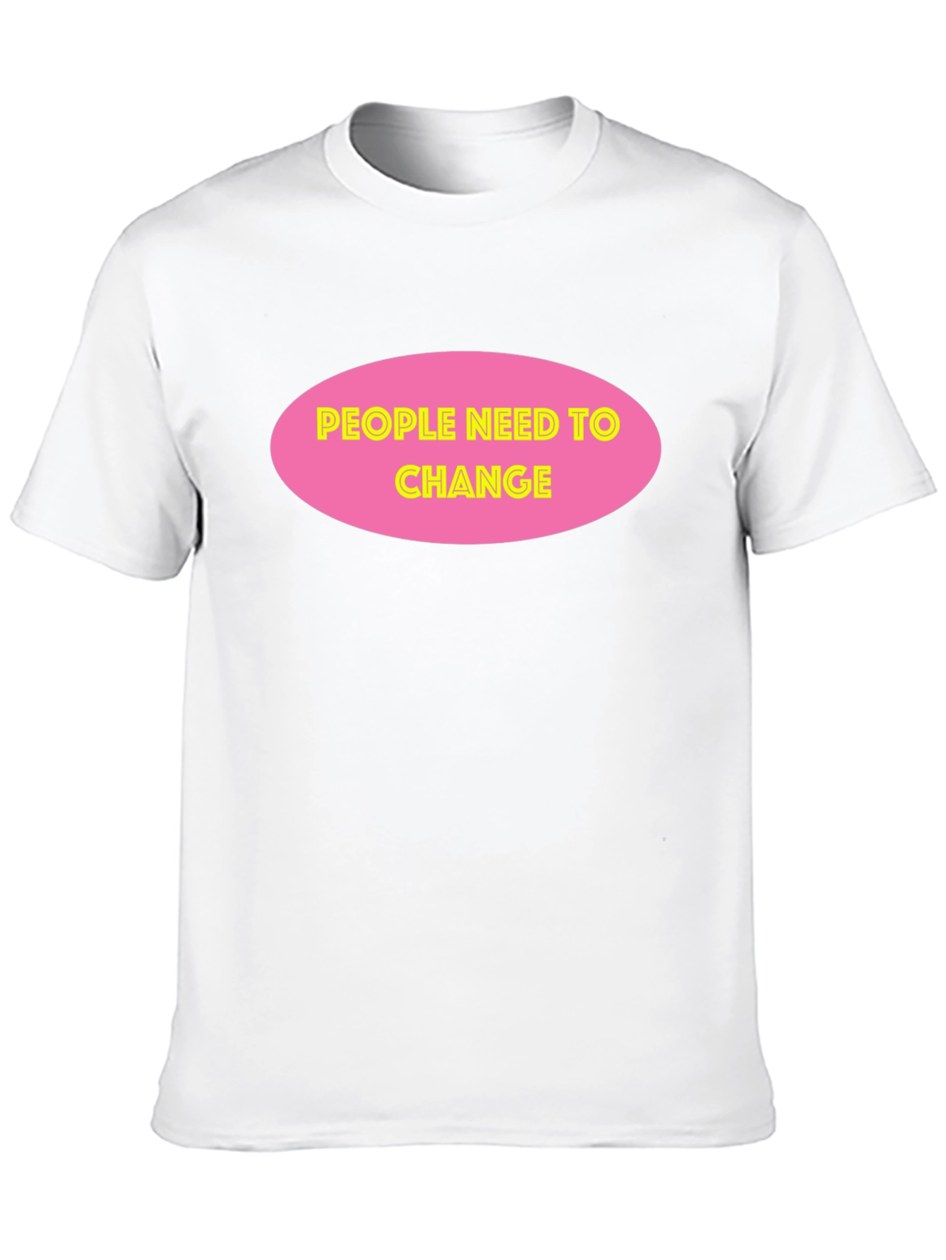 People Need To Change Black Graphic Tee