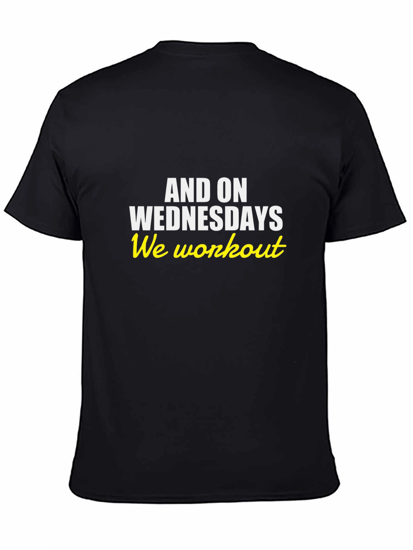Wednesday Workout Black T-Shirt