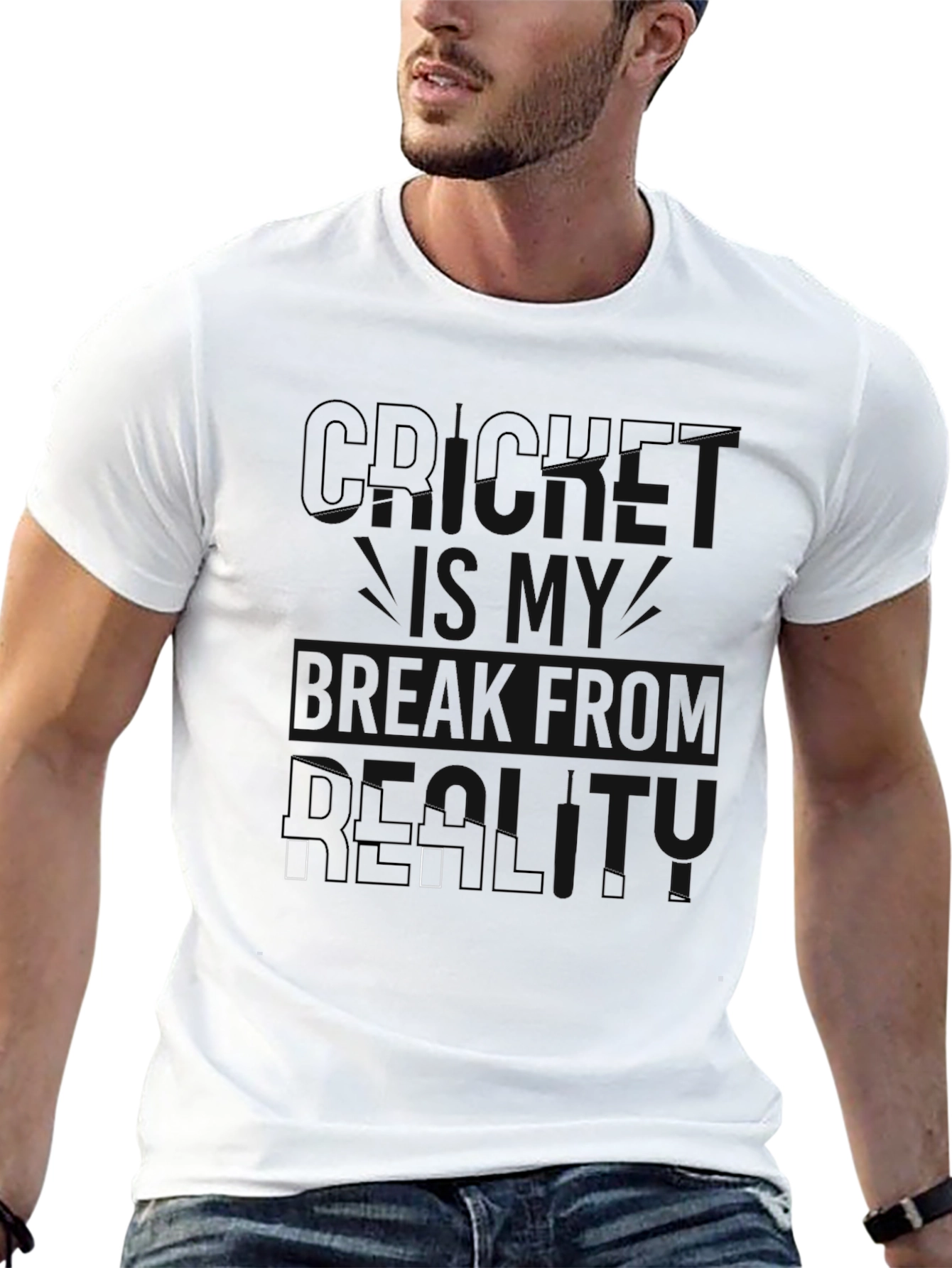 CR CUIT Black T-Shirt for Men