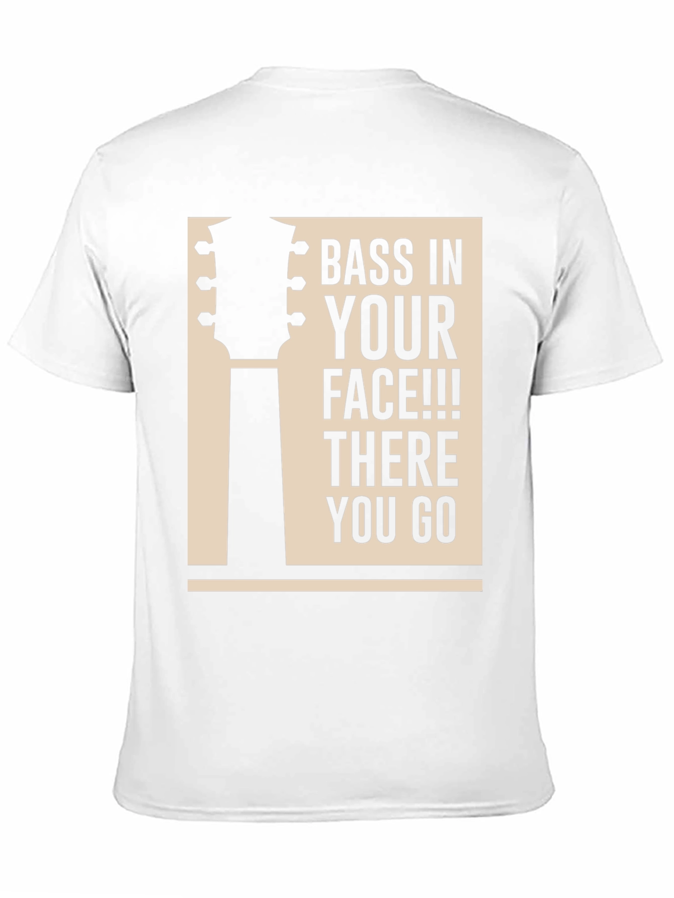 Bass In Your Face T-Shirt - Black