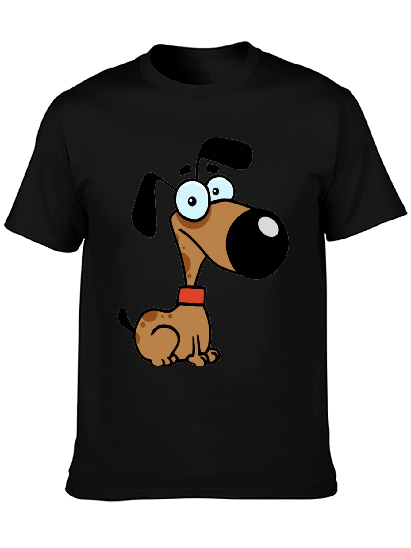 Cartoon Dog Graphic T-Shirt - Cute Pet Lover Tee