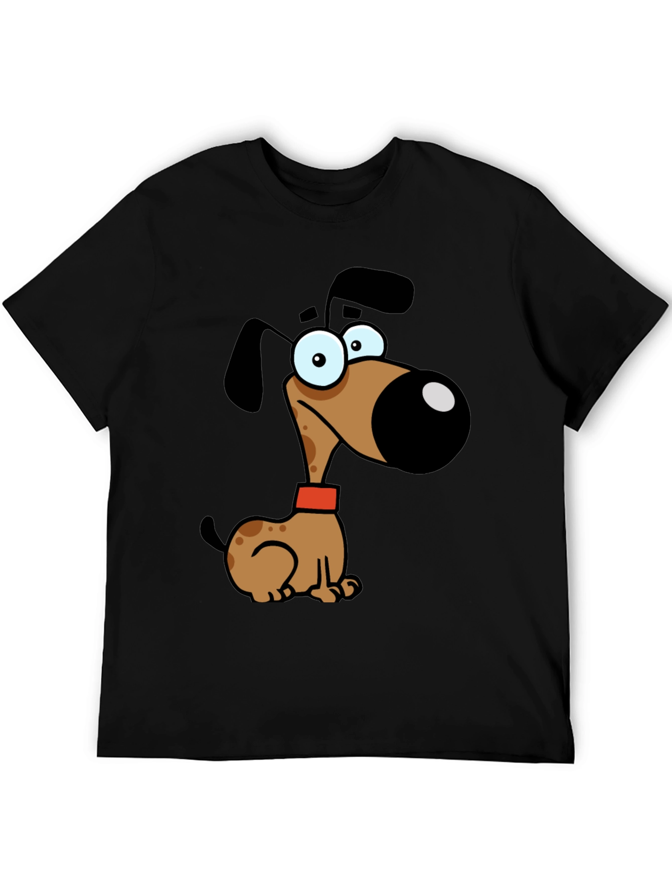 Cartoon Dog Graphic T-Shirt - Cute Pet Lover Tee