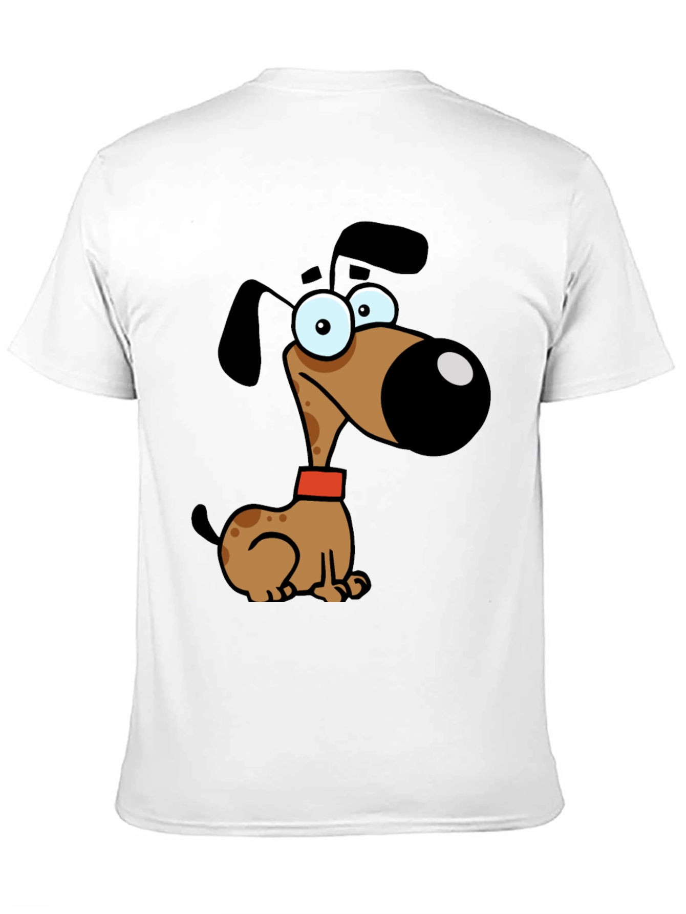Cartoon Dog Graphic T-Shirt - Cute Pet Lover Tee