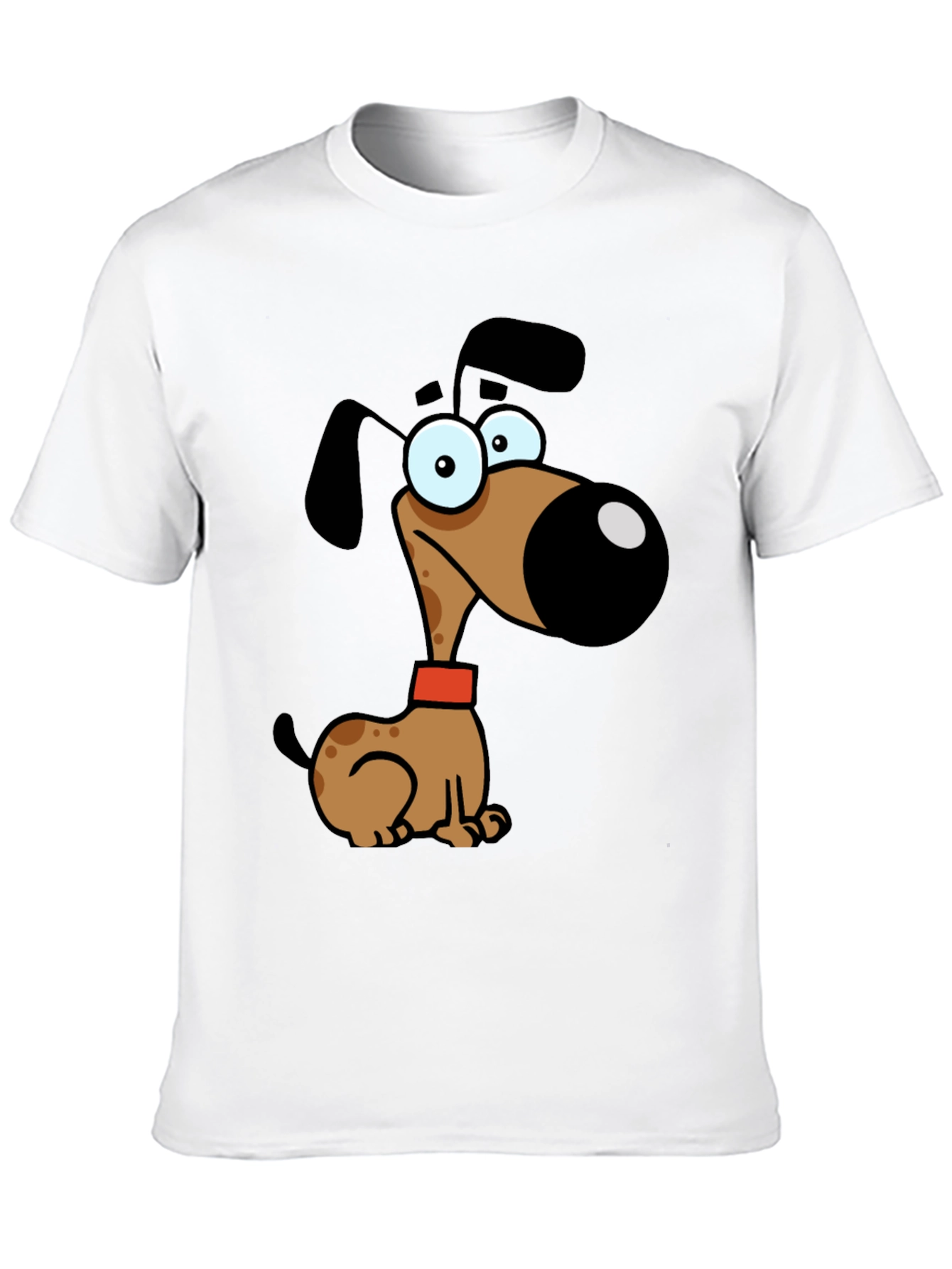 Cartoon Dog Graphic T-Shirt - Cute Pet Lover Tee