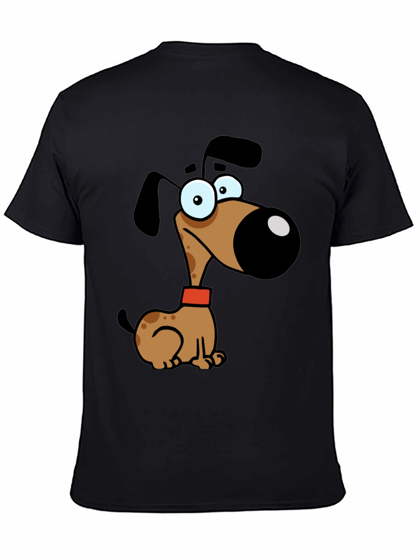 Cartoon Dog Graphic T-Shirt - Cute Pet Lover Tee