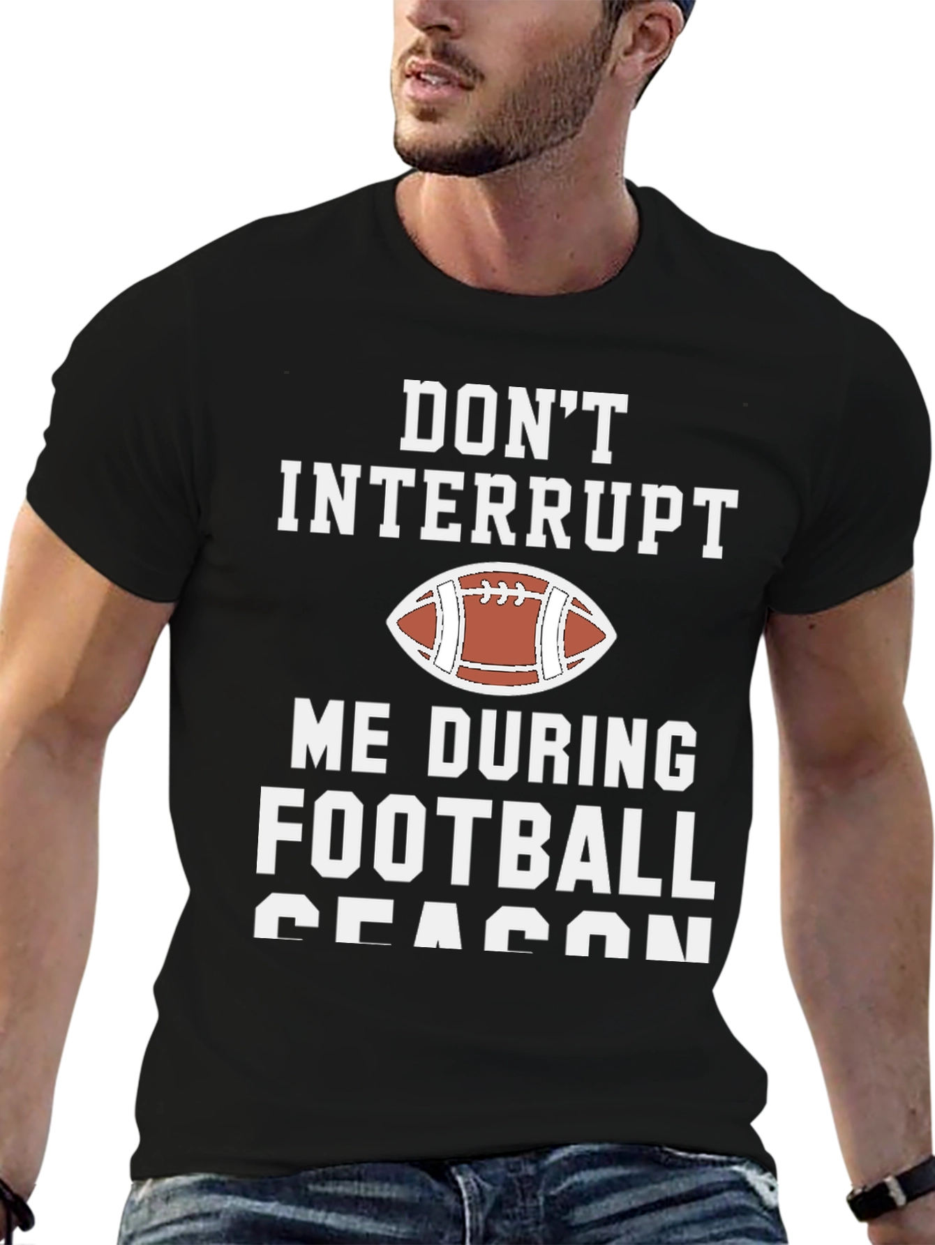 Dont Interrupt Football Season Graphic T-Shirt