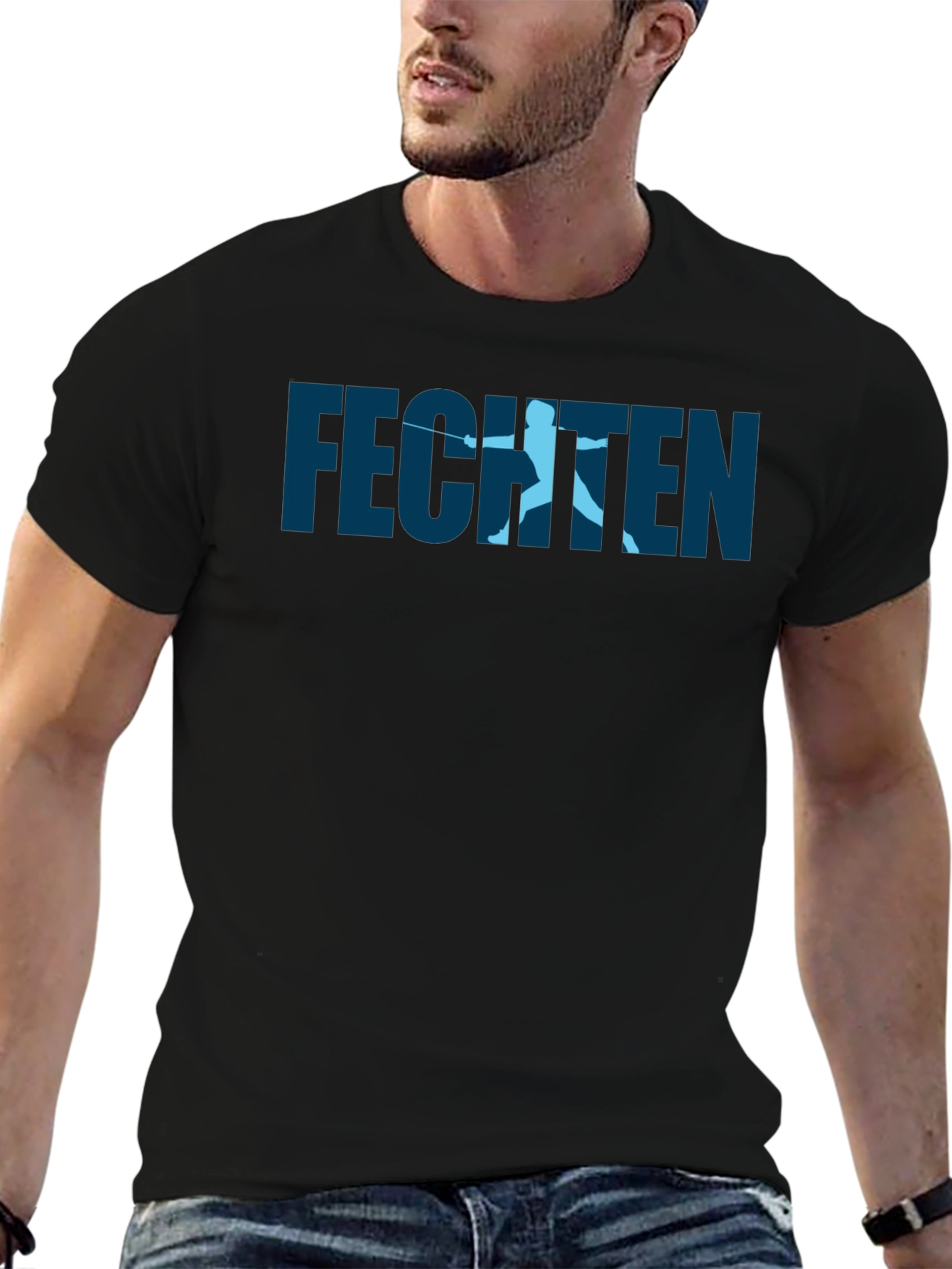 Fencing T-Shirt - Fechten Design