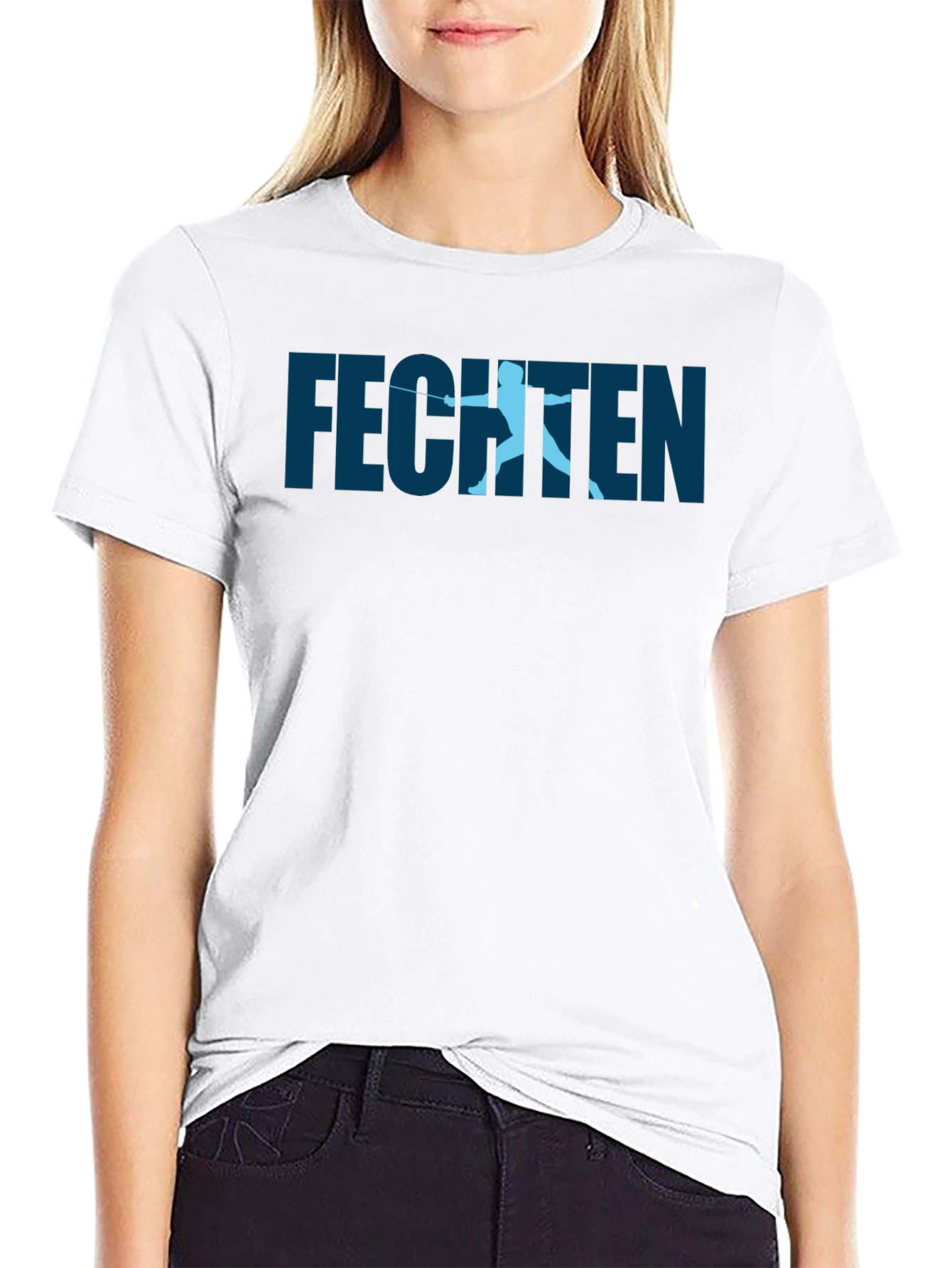 Fencing T-Shirt - Fechten Design