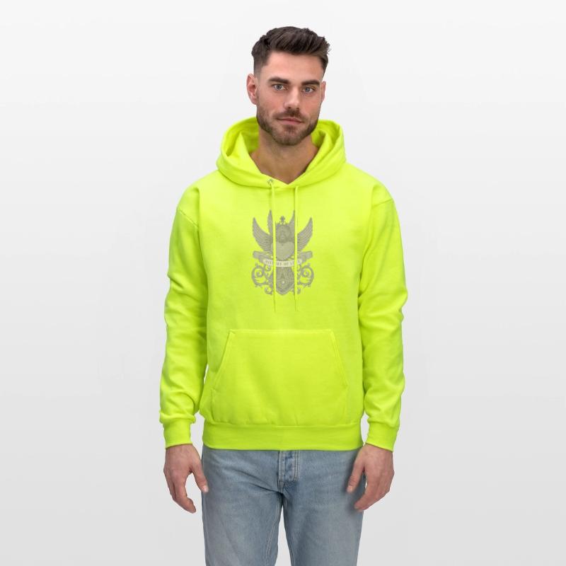 heart with wings, banner and floral ornament