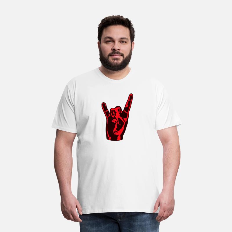 Heavy Metal Fun Hard Rock Music Horns Hand Gesture