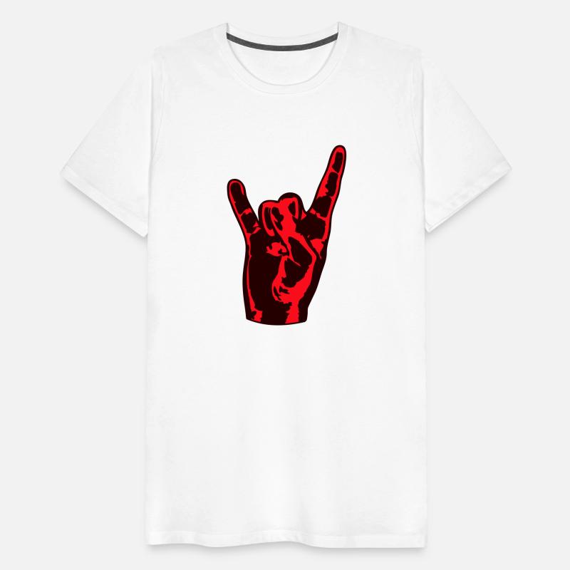 Heavy Metal Fun Hard Rock Music Horns Hand Gesture