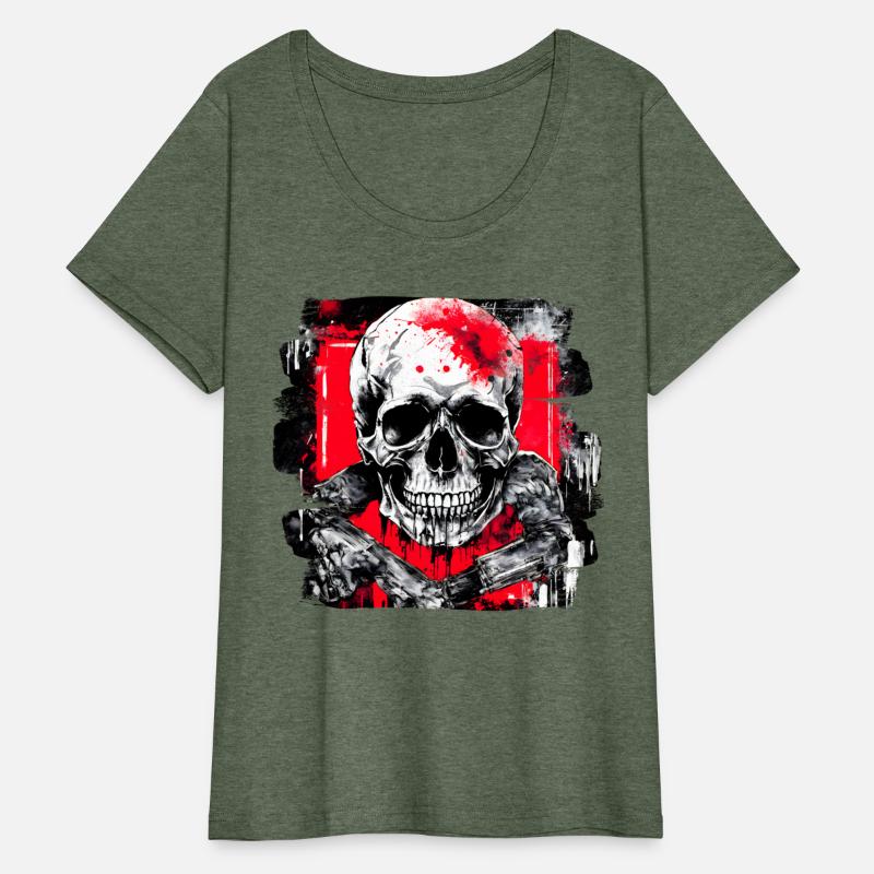 Heavy Metal Trash Polka Tattoo Style