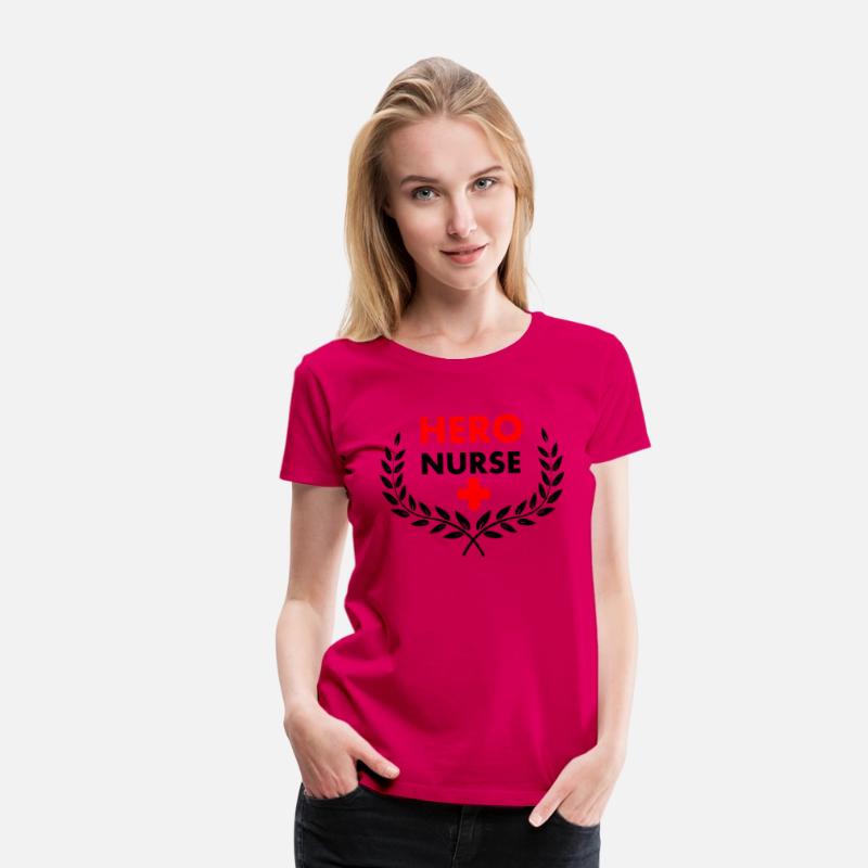 Hero nurse in laurel wreath