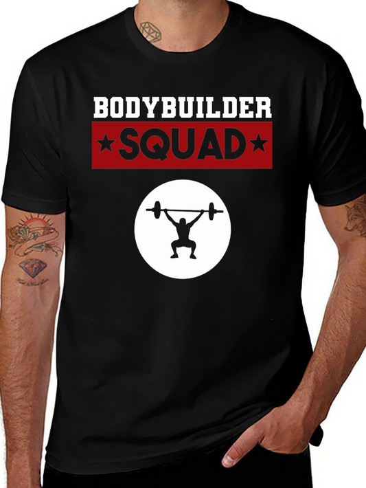 Bodybuilder Squad Graphic Tee - Fitness T-Shirt
