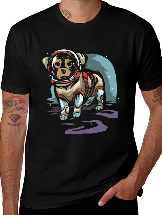 Astronaut Dog T-Shirt - Space Puppy Tee