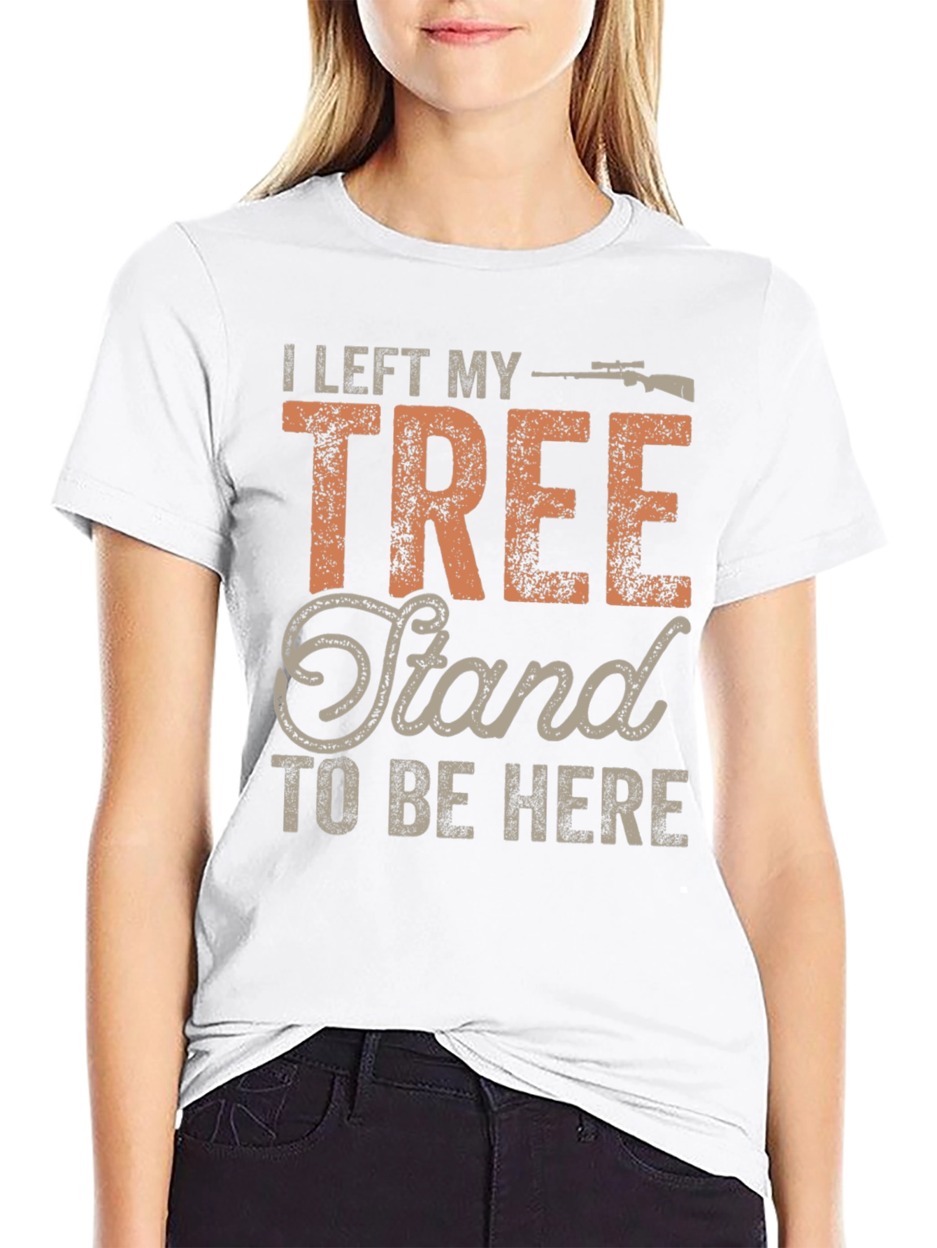 Hunting T-Shirt: I Left My Tree Stand