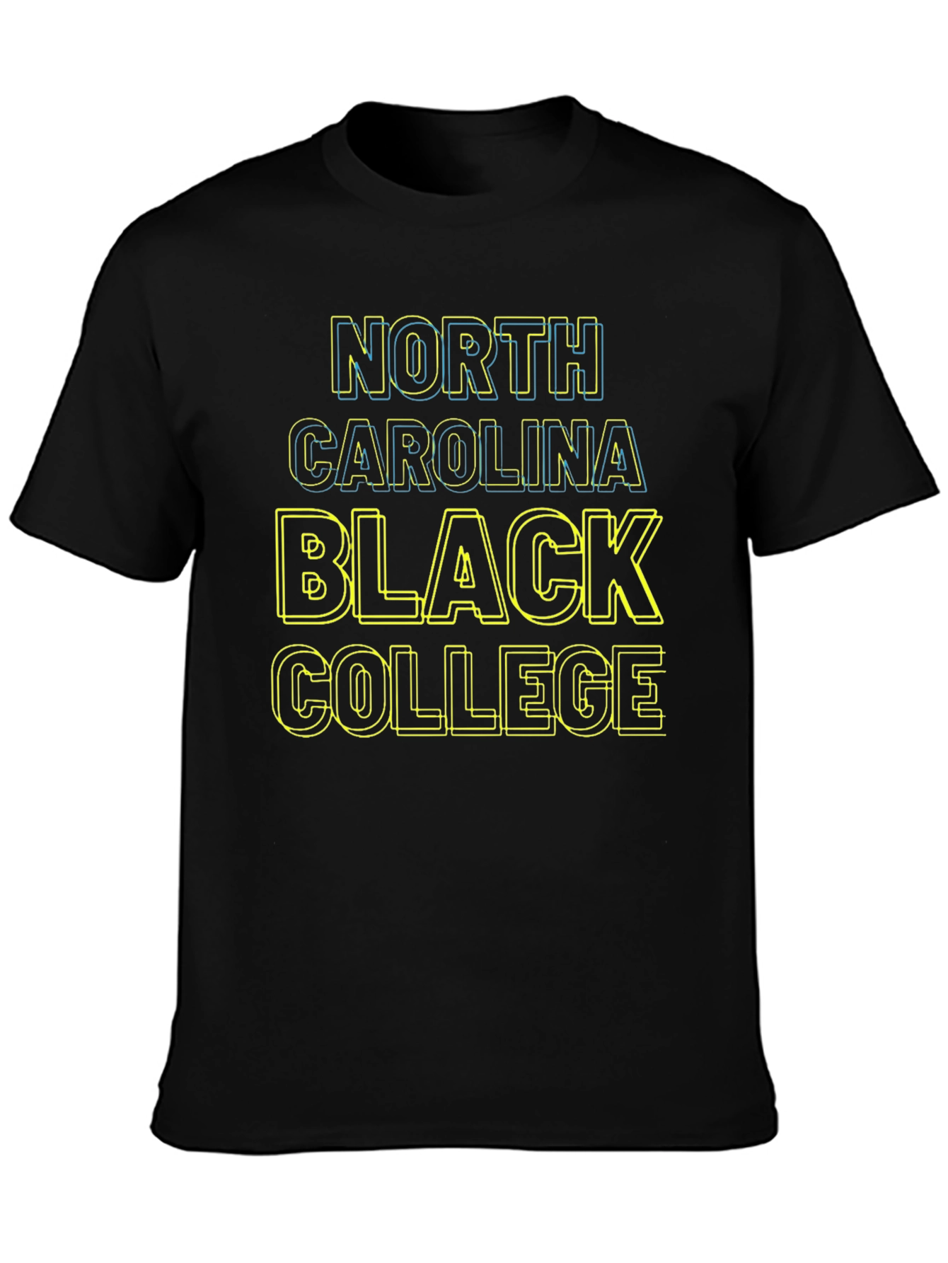 North Carolina Black College Graphic T-Shirt