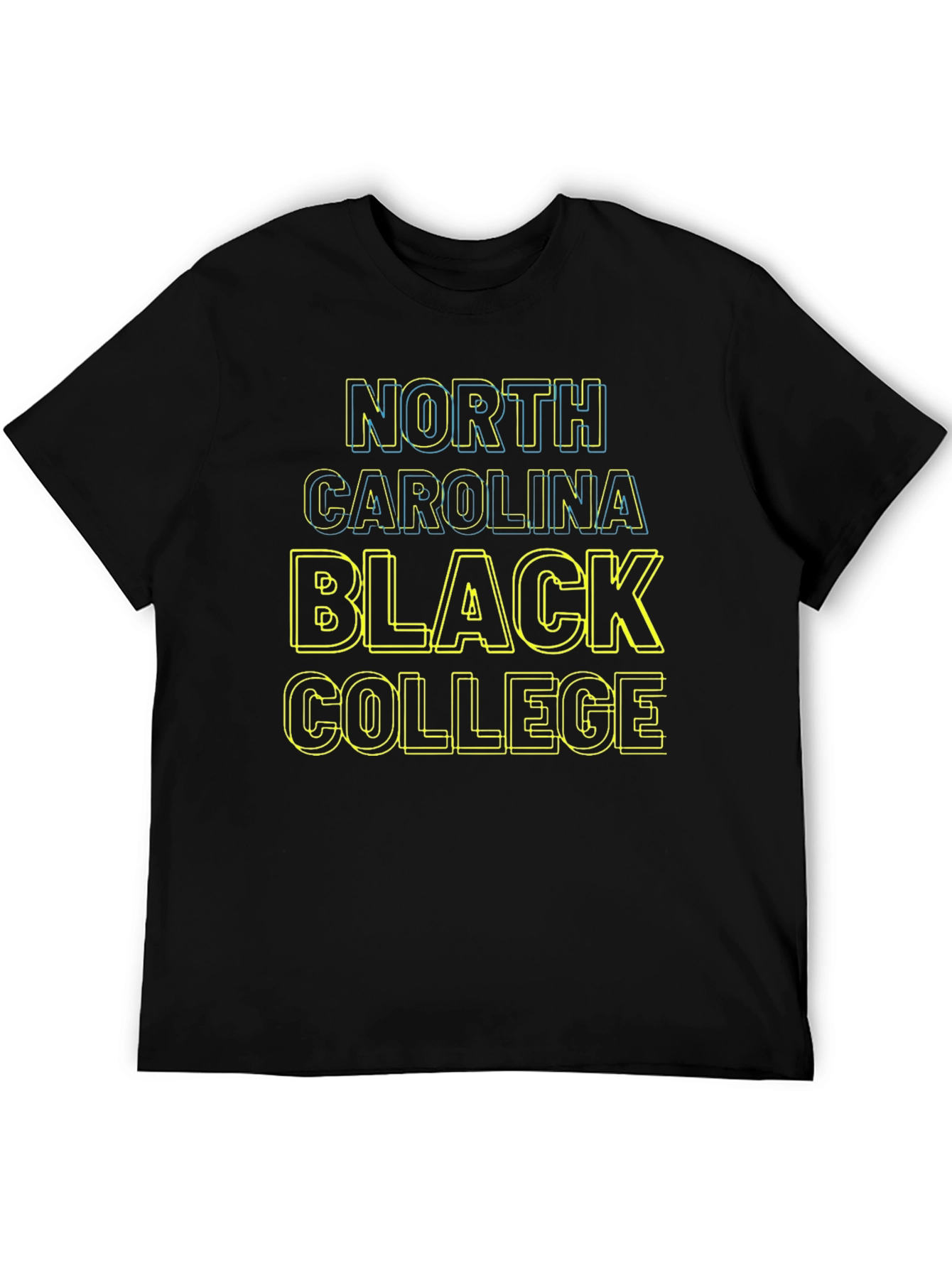 North Carolina Black College Graphic T-Shirt