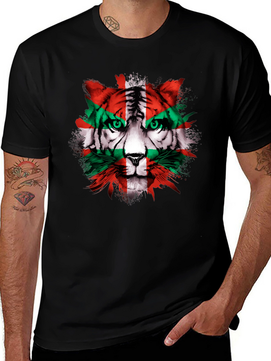 Basque Tiger Graphic Tee - Herritar Shirt