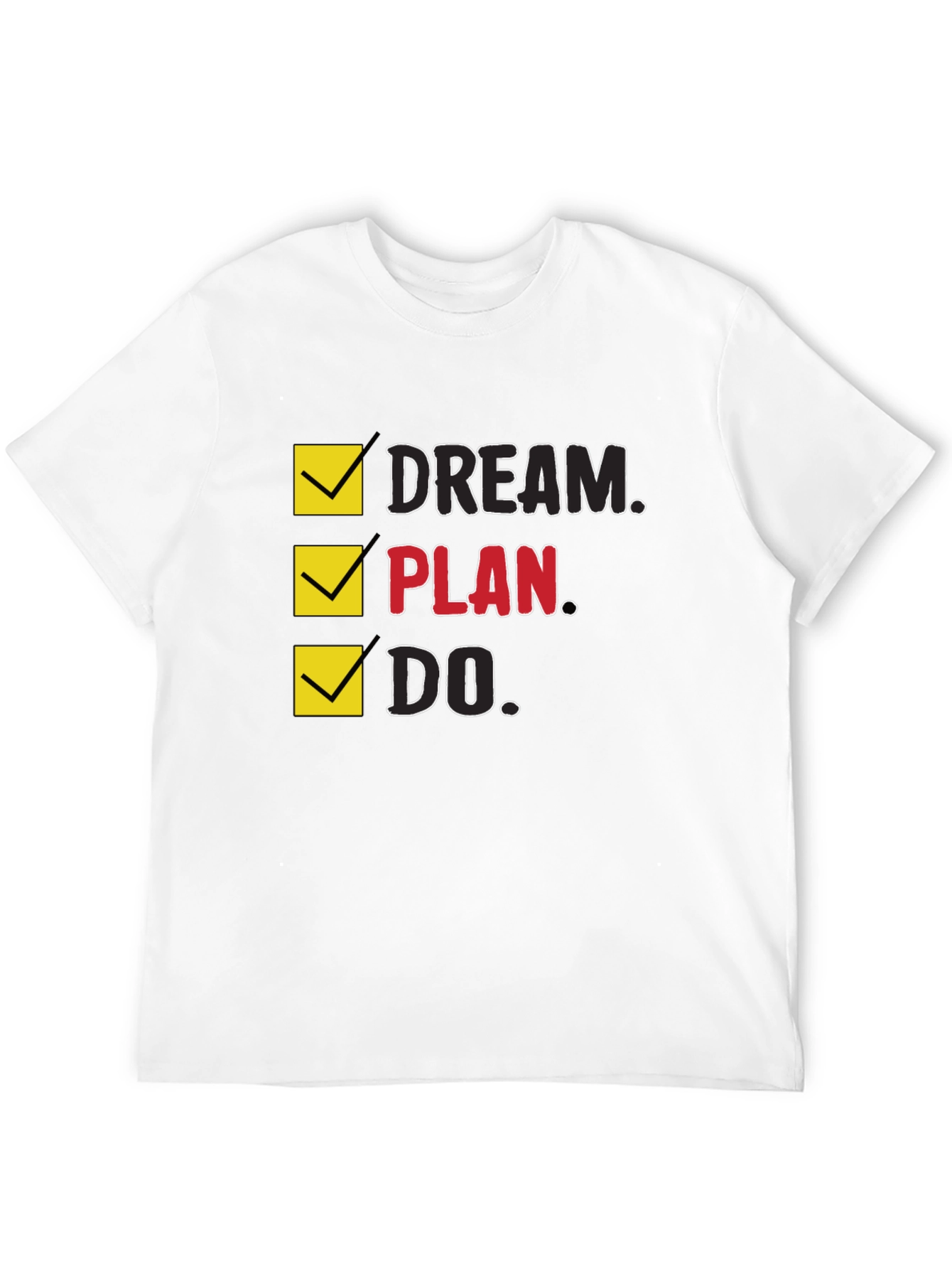 Dream Plan Do Mens Graphic T-Shirt