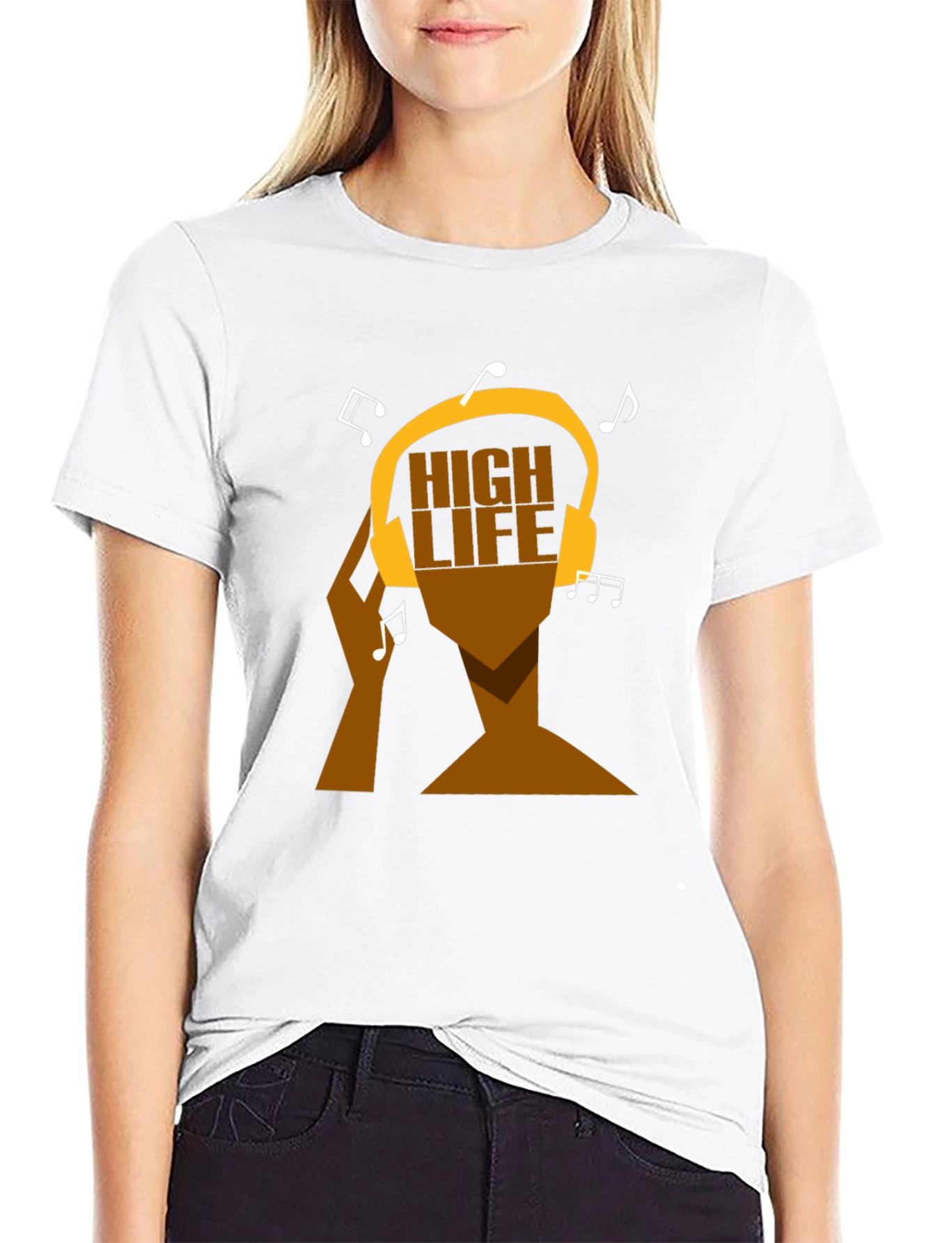 High Life Music T-Shirt - Graphic Print