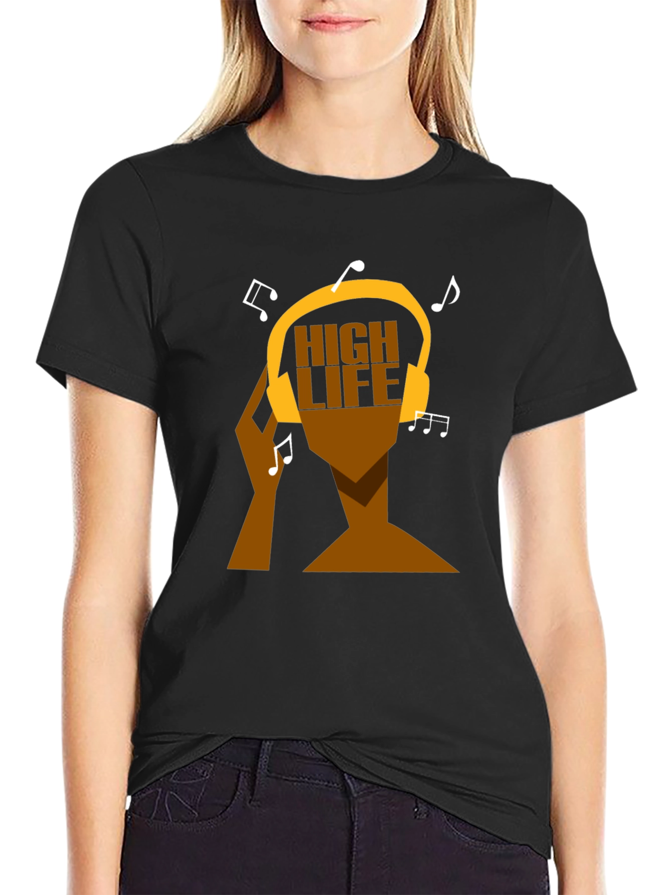 High Life Music T-Shirt - Graphic Print