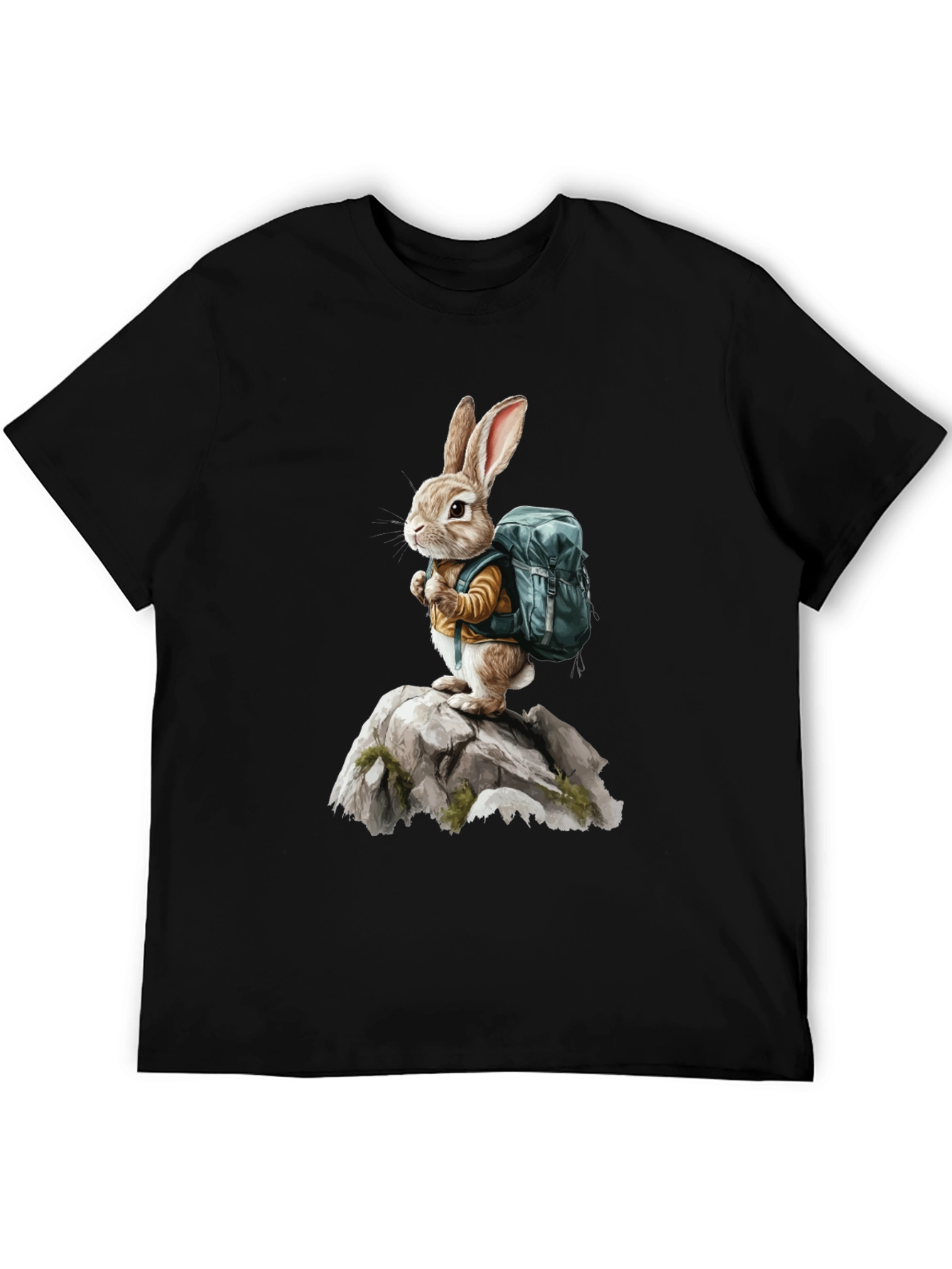 Bunny Hiker T-Shirt - Adventure Rabbit Tee