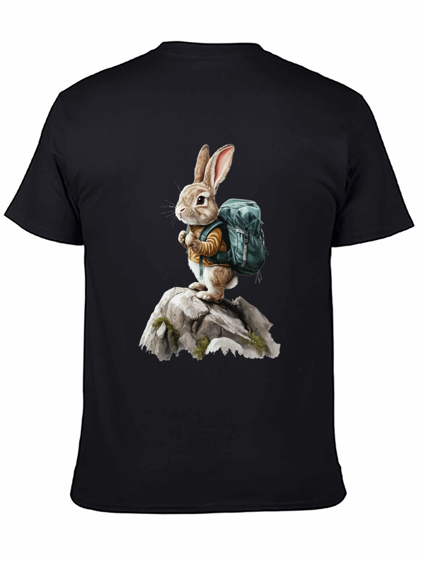 Bunny Hiker T-Shirt - Adventure Rabbit Tee