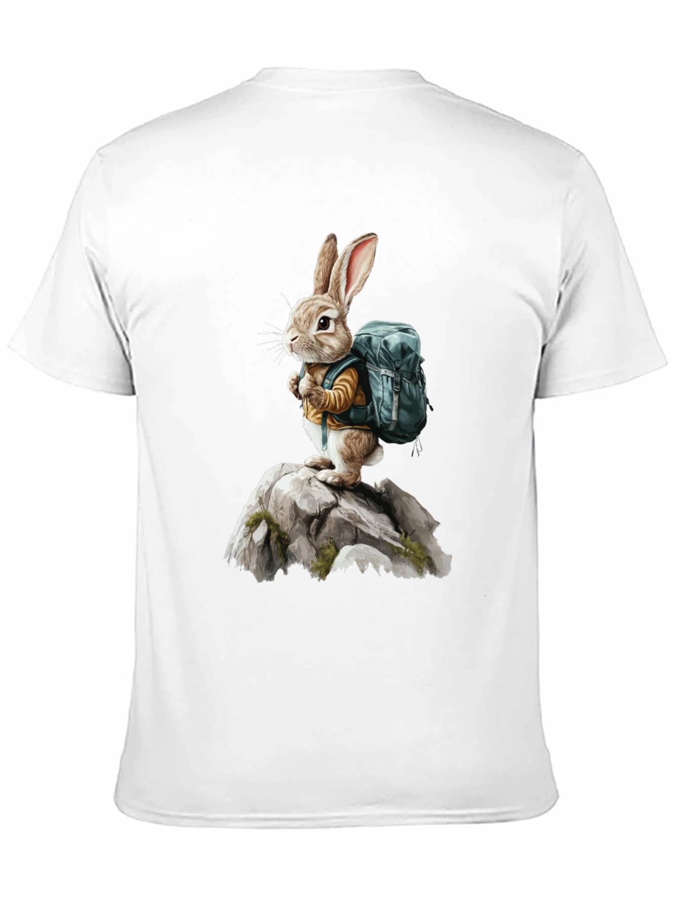 Bunny Hiker T-Shirt - Adventure Rabbit Tee