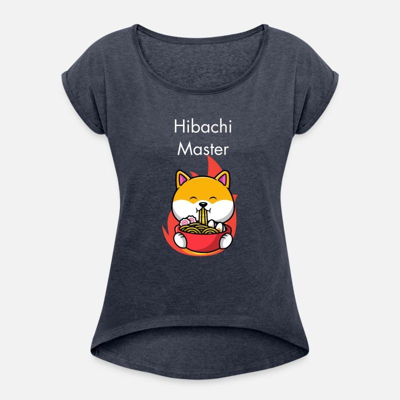 Hibachi Master Dog Eating Noodles